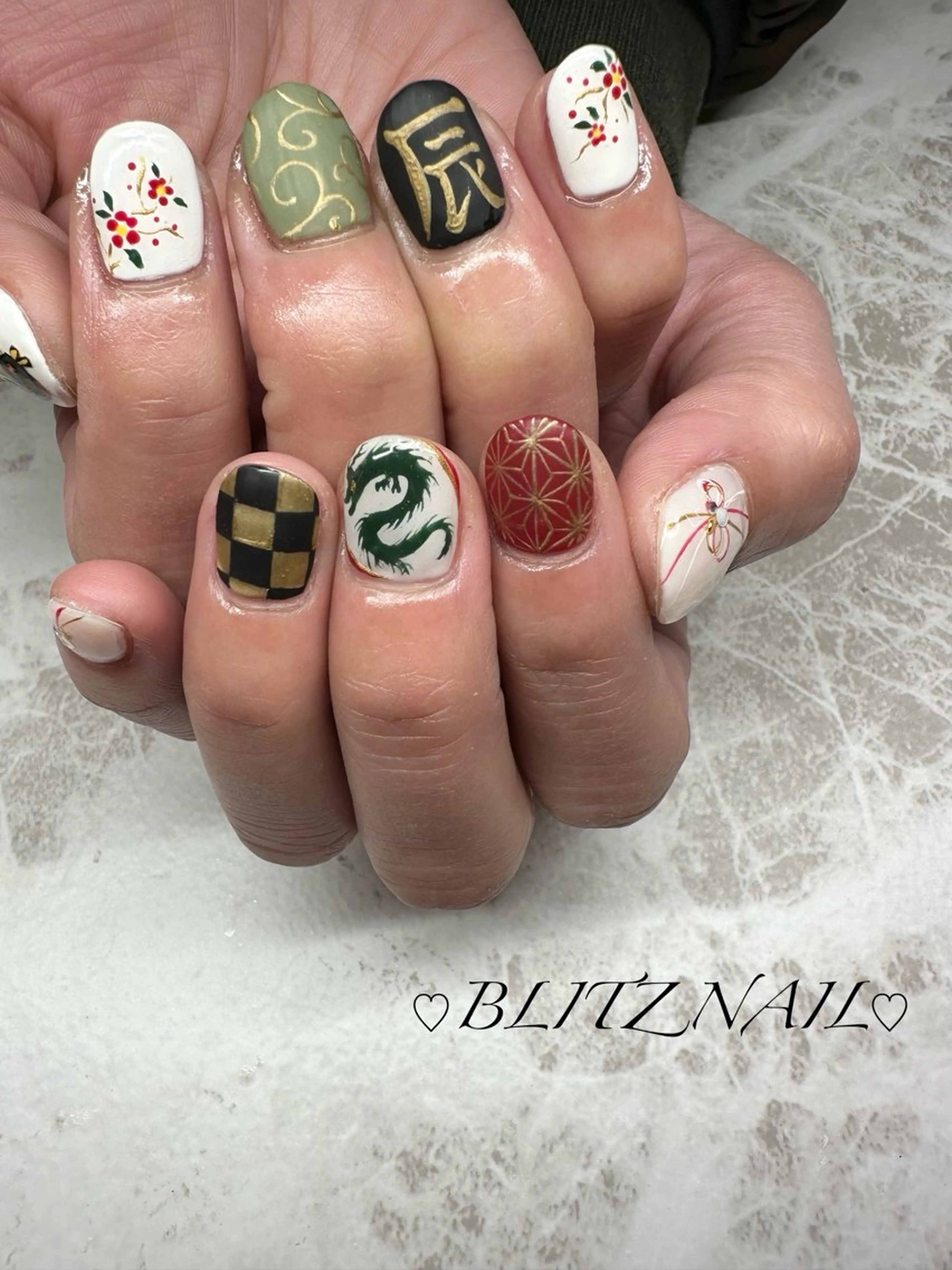 ネイル ハンドネイル BLITZ Nail 岩田💅🏻✨のネイルデザイン