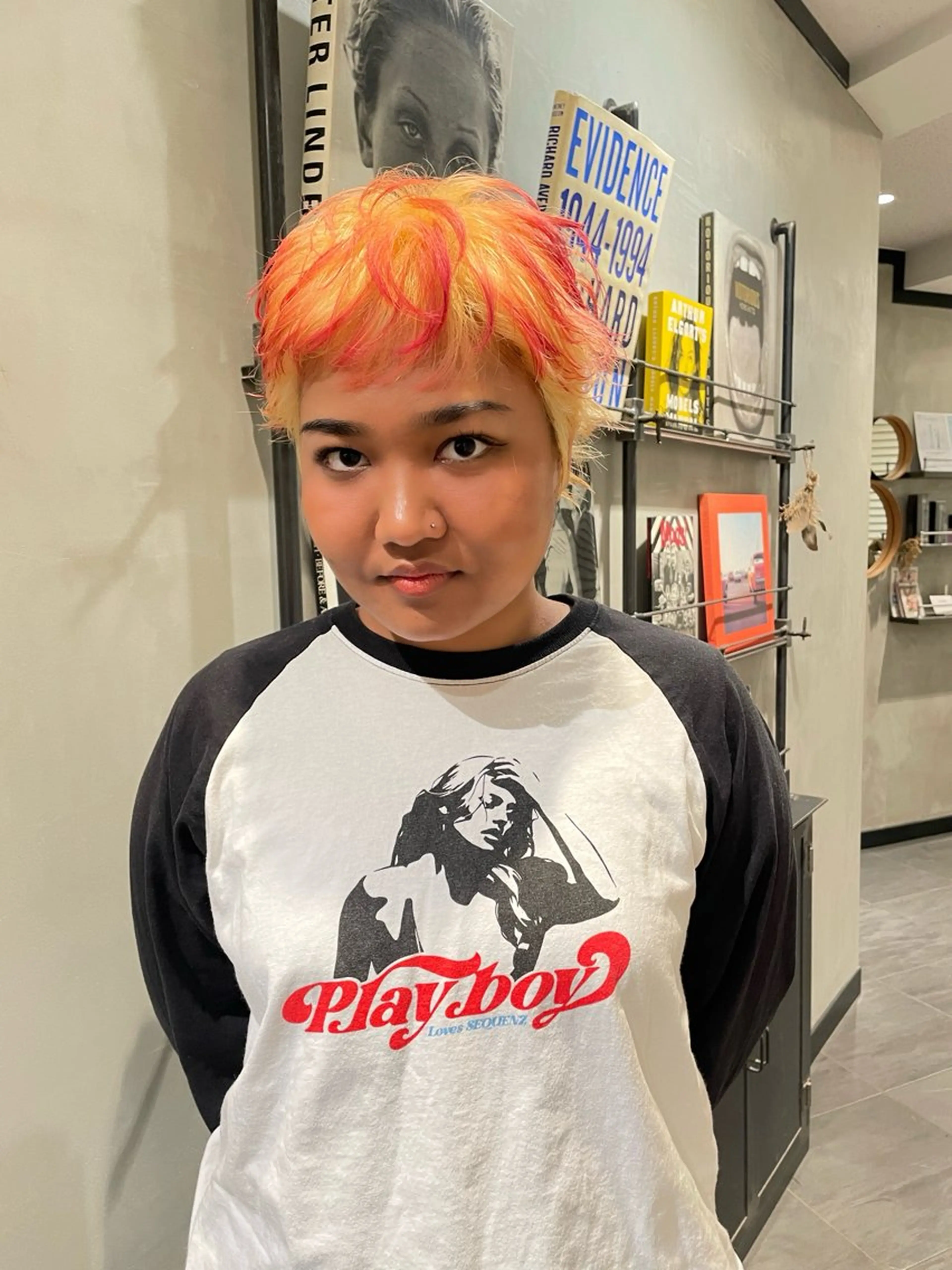 ショート カラー ヘアカラー トリートメント 優 作のヘアスタイル
