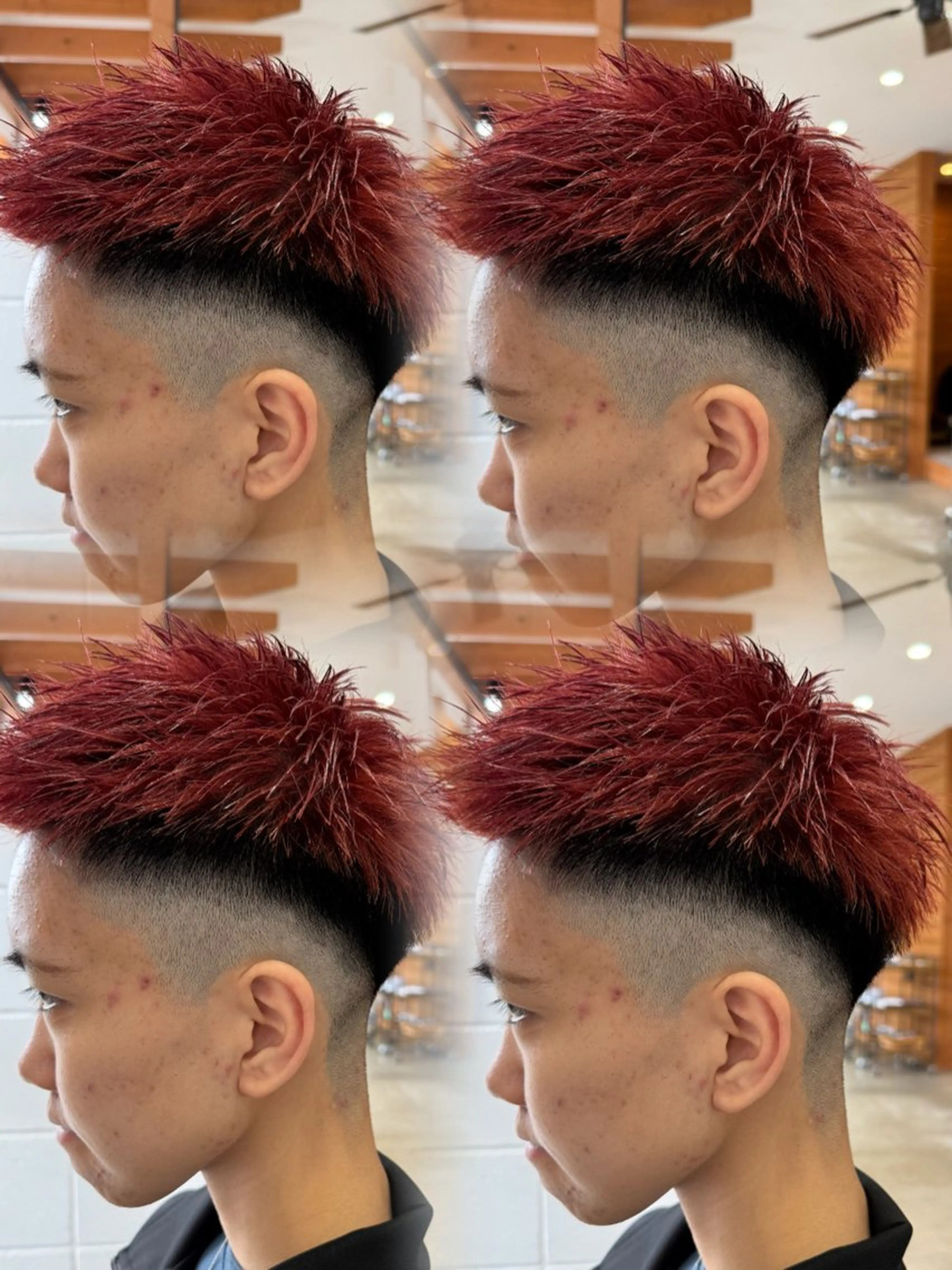 カラー メンズ メンズブリーチ ブリーチ カット ヘアカラー お客様の要望を叶える 🥥國谷俊介🥥のヘアスタイル