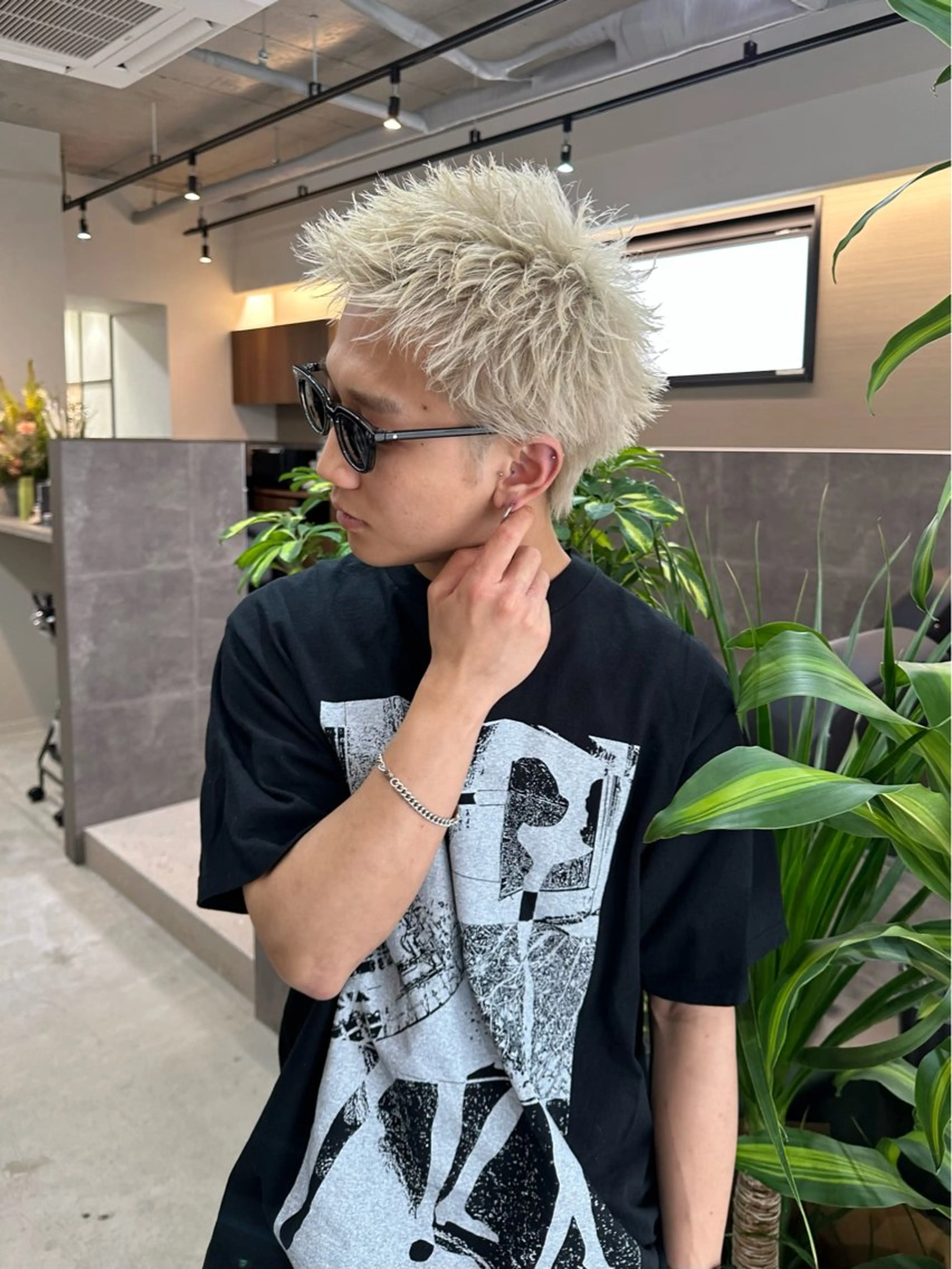 【ミニモ限定】メンズカット＋ブリーチオンカラーの写真