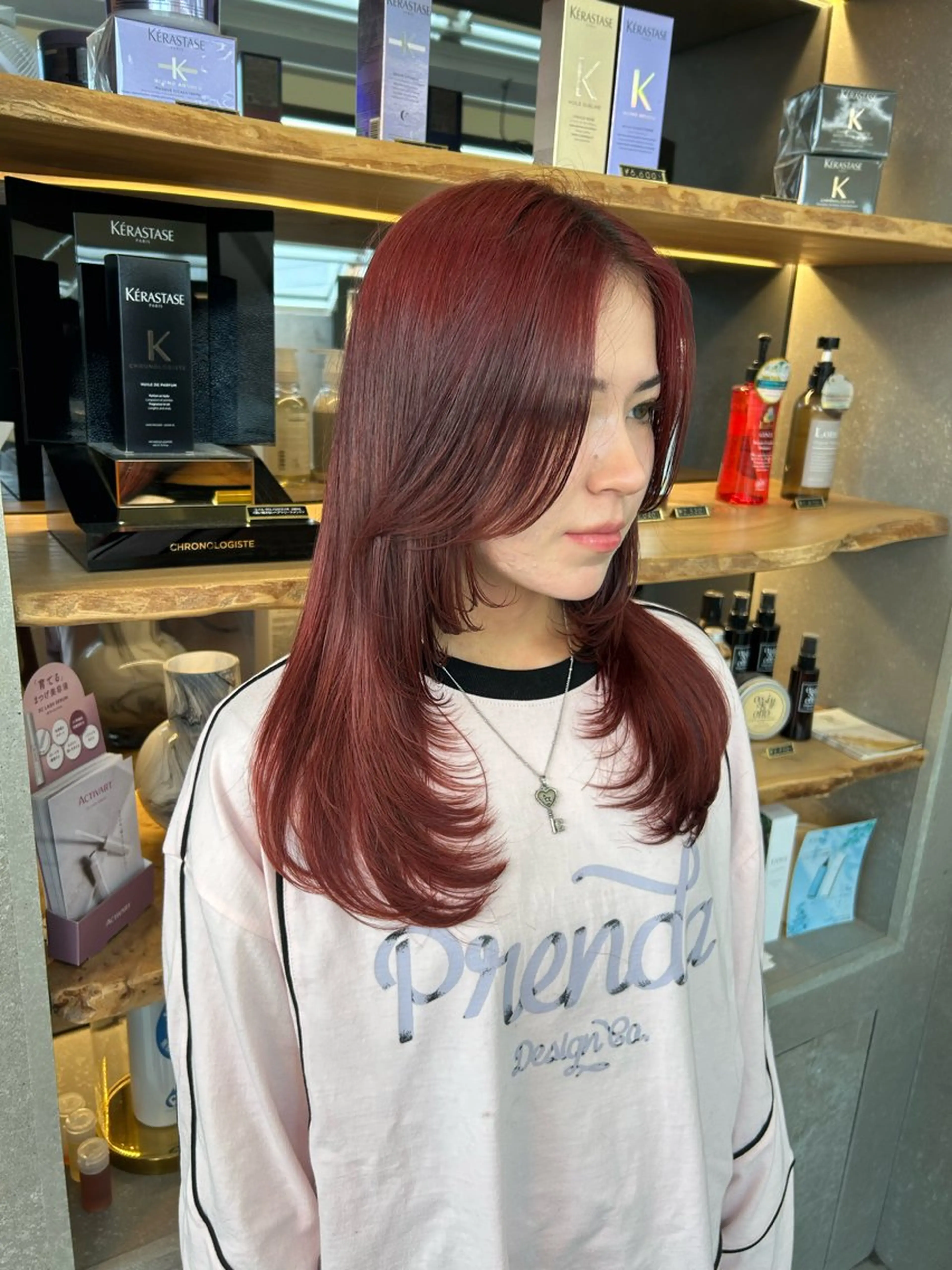 ロング 韓国風ヘア レイヤーカット レイヤーカットモデル ショートカット/颯大のヘアスタイル