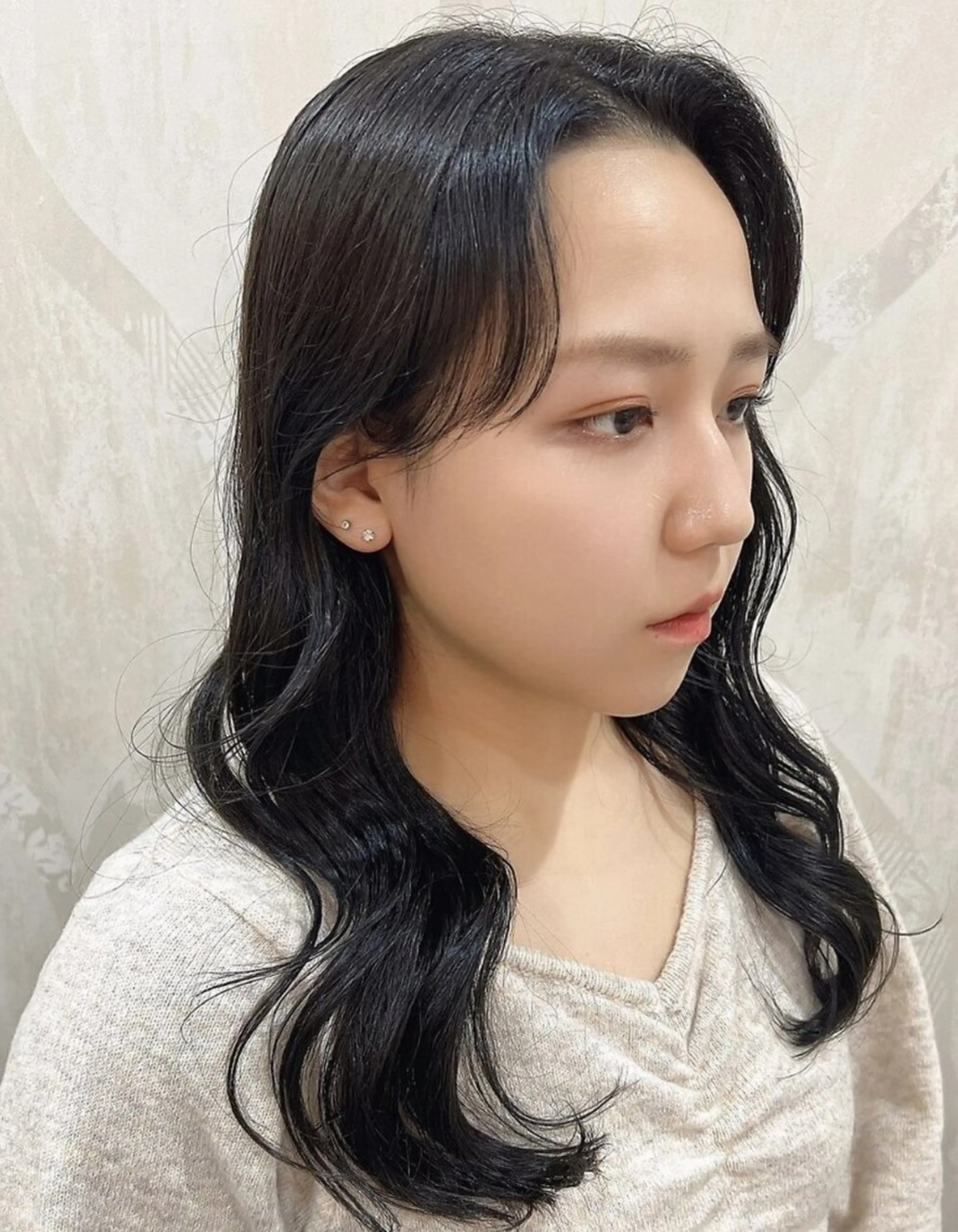 セミロング くびれヘア くびれレイヤー レイヤーカット カット 原田 健斗のヘアスタイル