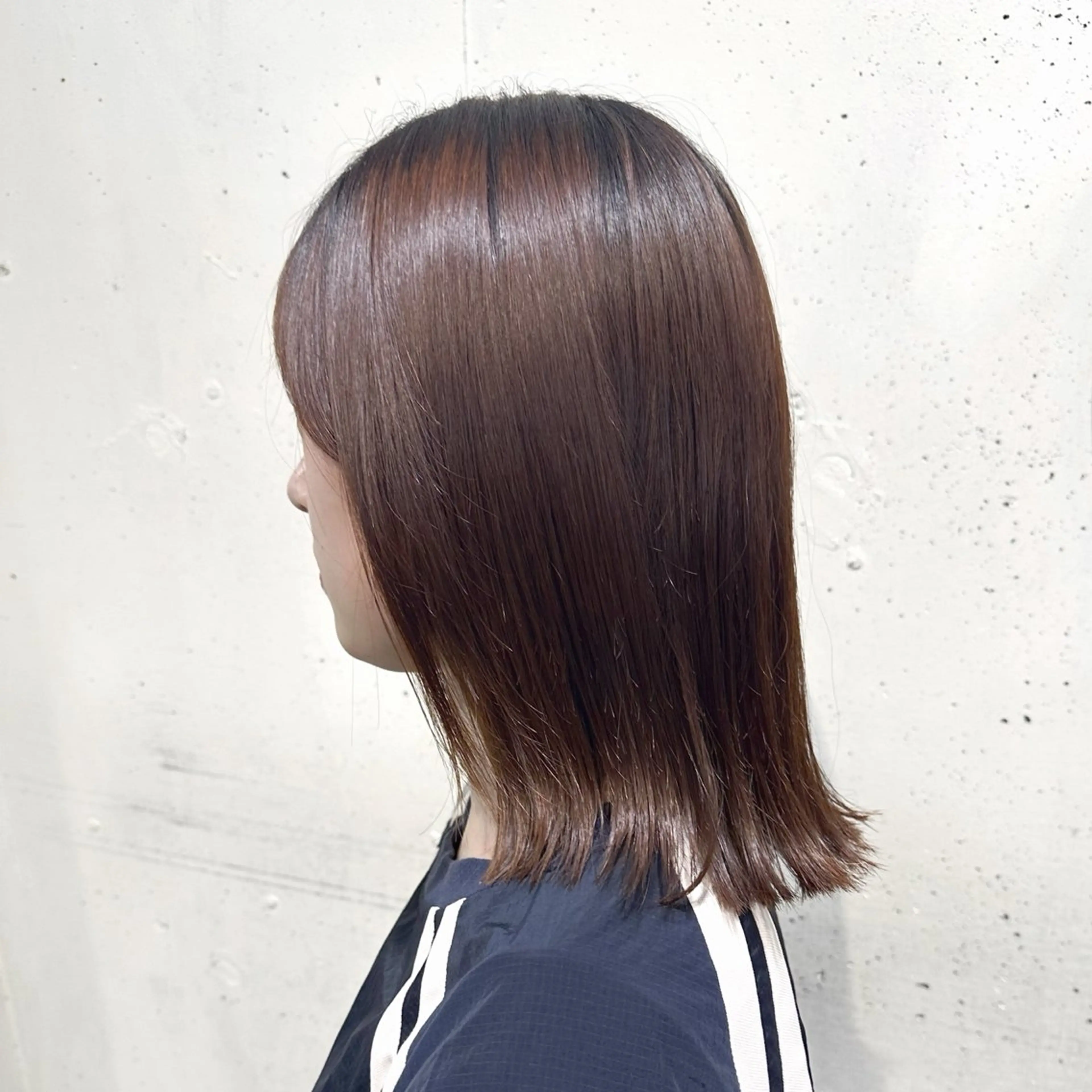 ✨✂️カット✂️✨🩵仕上がり鎖骨上​〜​肩くらいまで(ミディアム)のお客様🩵メンテナンス⭕️毛量⭕️無料です🫧の写真