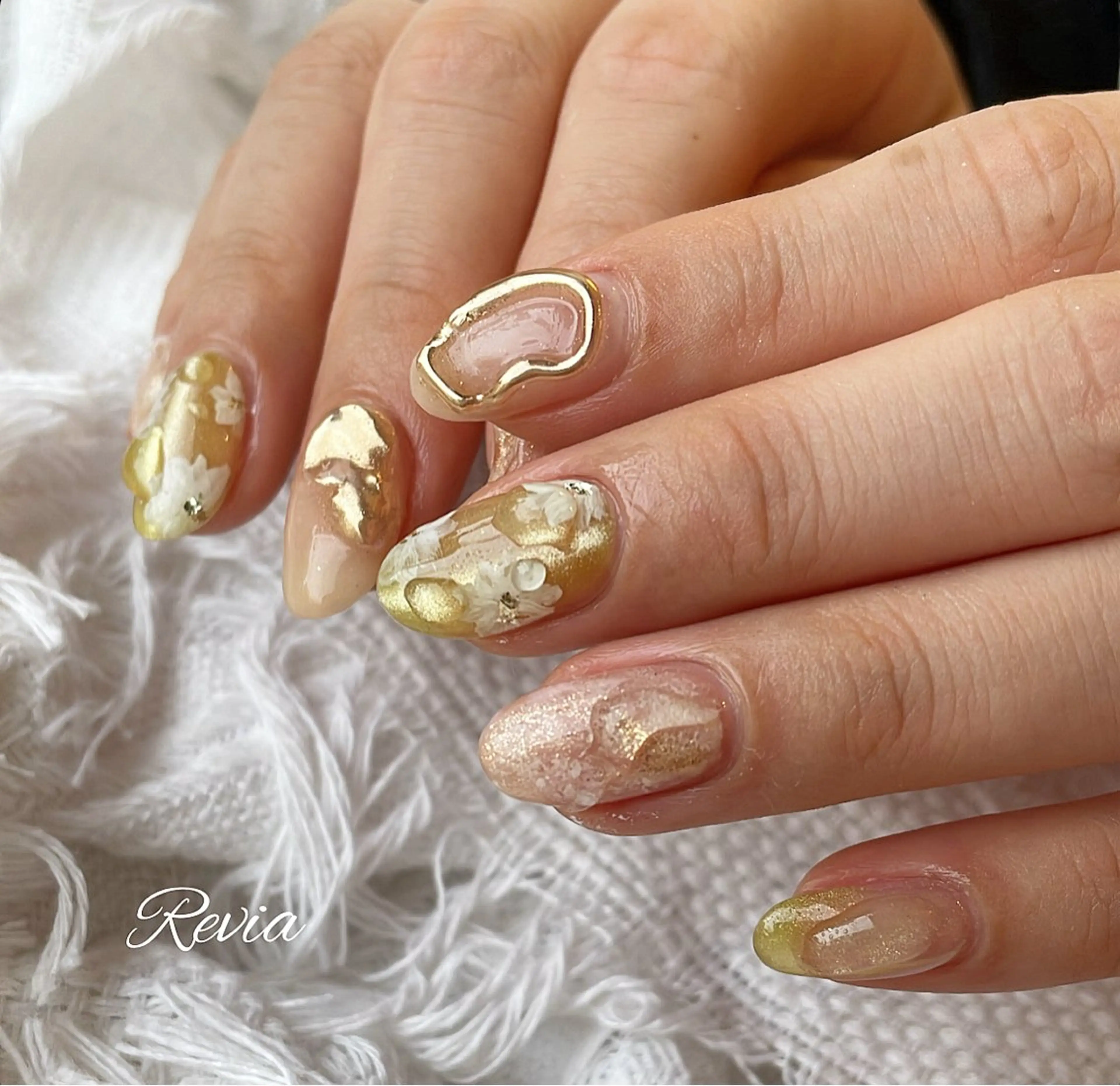 ネイル ハンドネイル revia所属・ERI Nailistのネイルデザイン