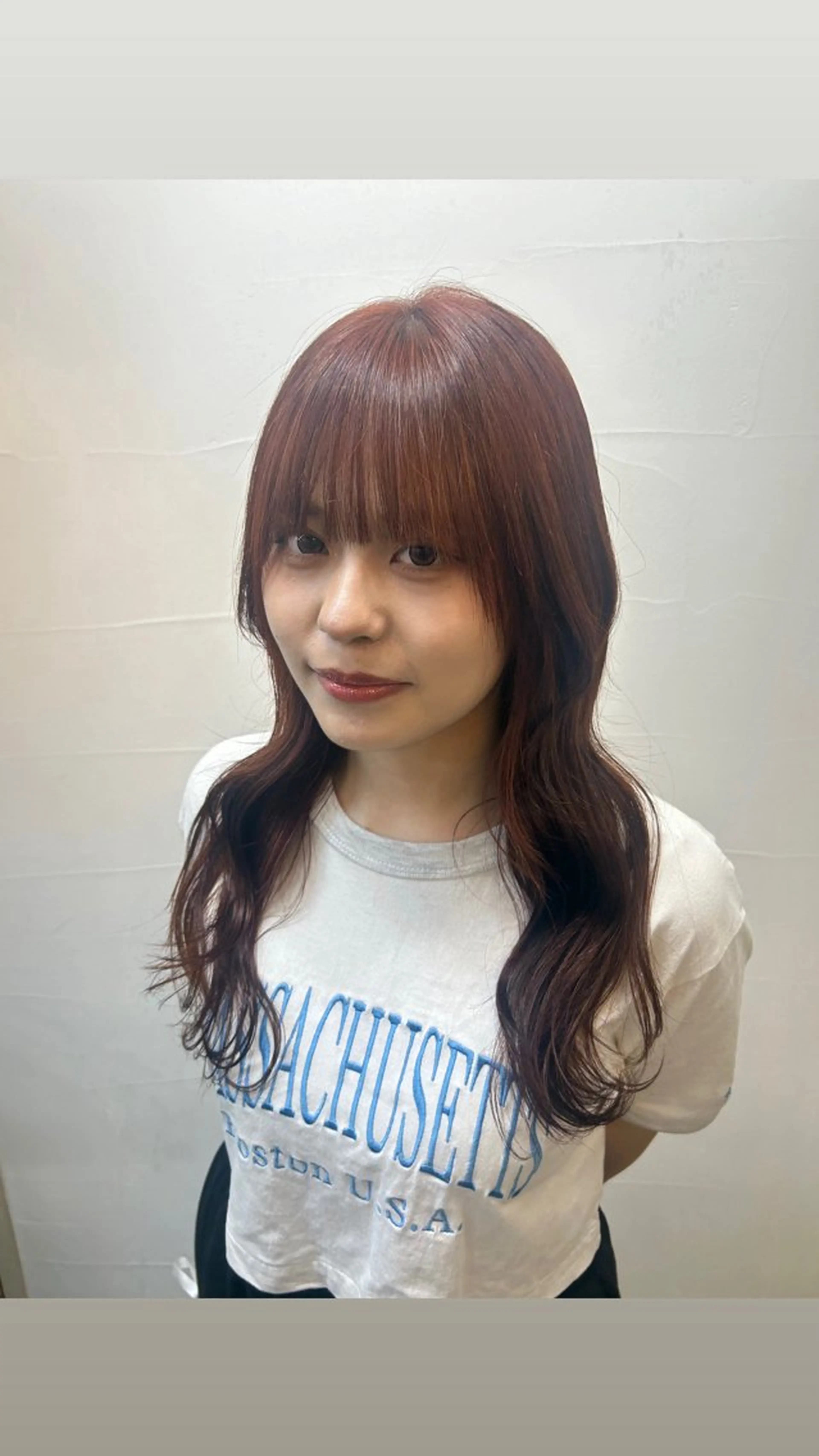 ロング カラー ブリーチ ブリーチなしカラー オレンジ ヘアカラー トリートメント ショート￤ボブ￤顔周 りcut￤ナノコ🎀のヘアスタイル