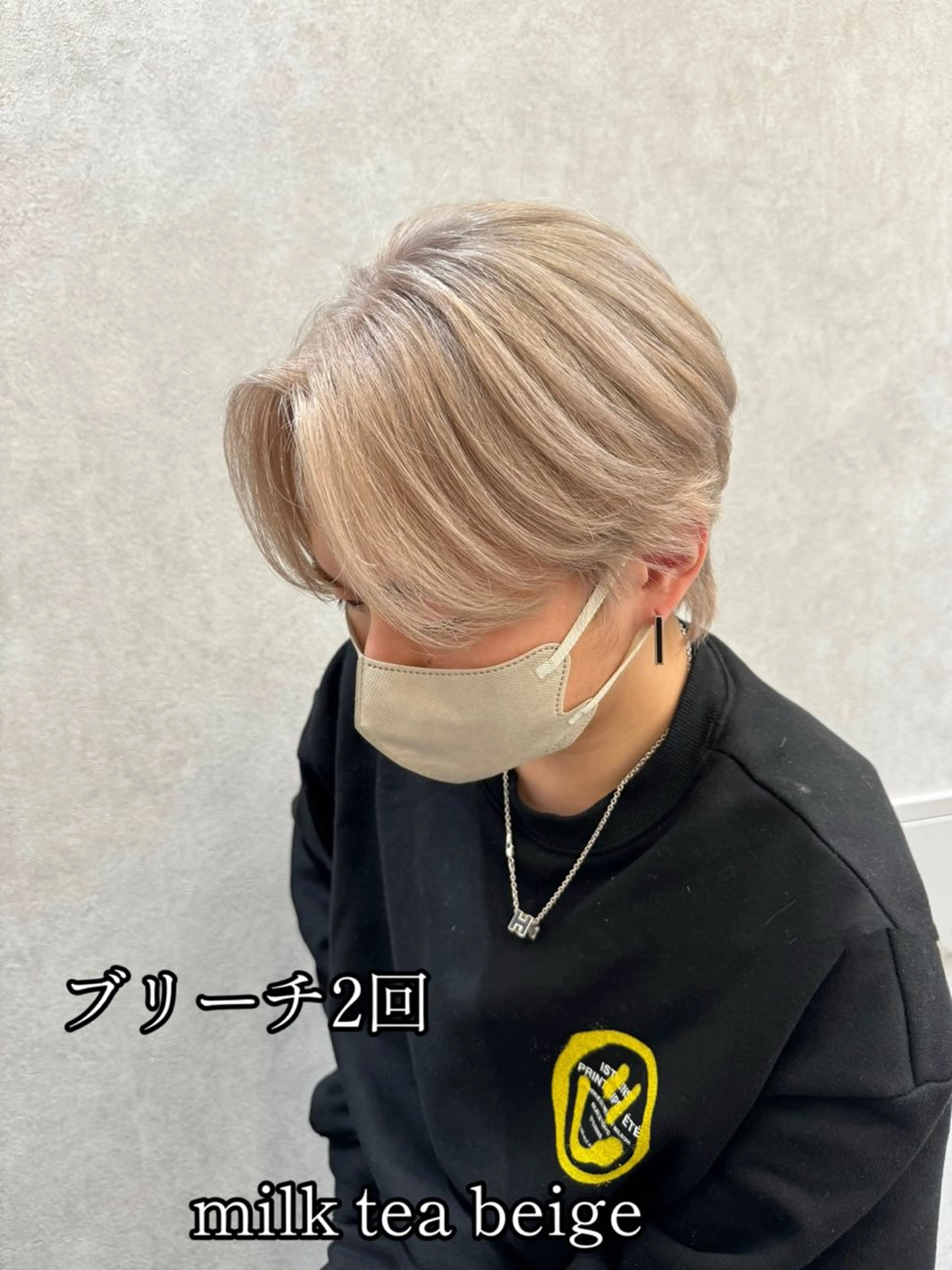 メンズ Lond Mirror所属・けいし　メンズカット ボブカットのヘアスタイル