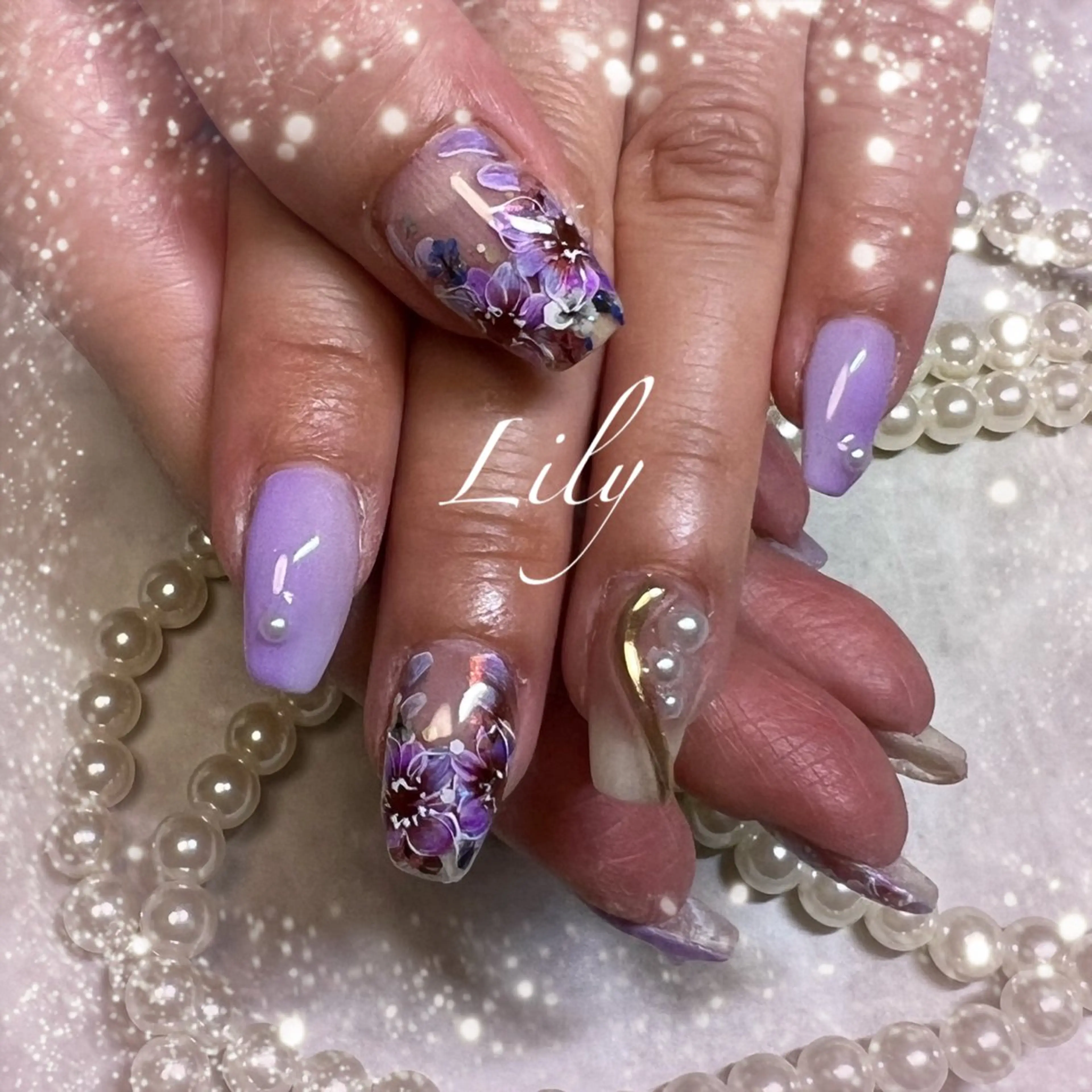 ネイル ハンドネイル Nailsalon Lilyのネイルデザイン
