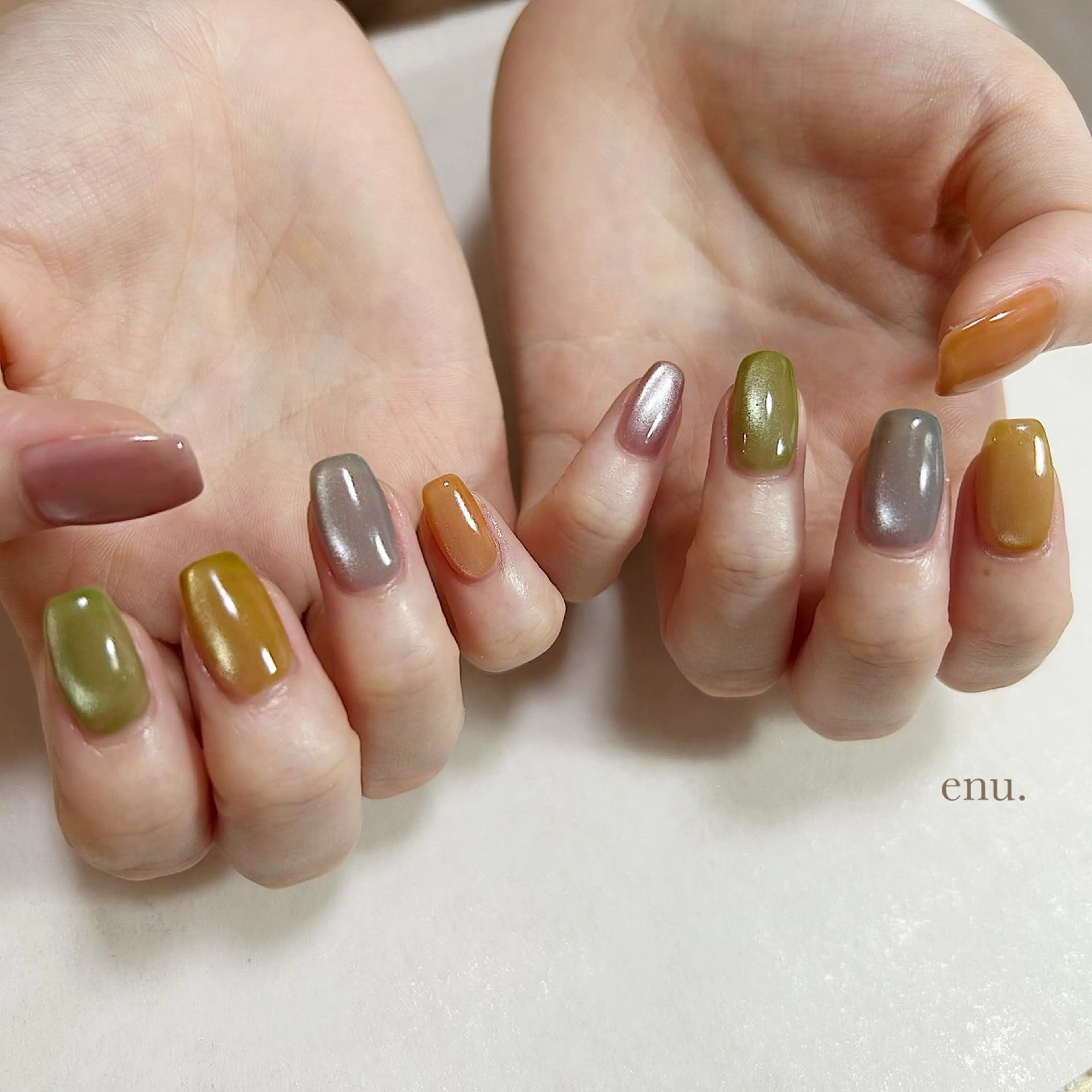 ネイル ハンドネイル enu. nanakoのネイルデザイン