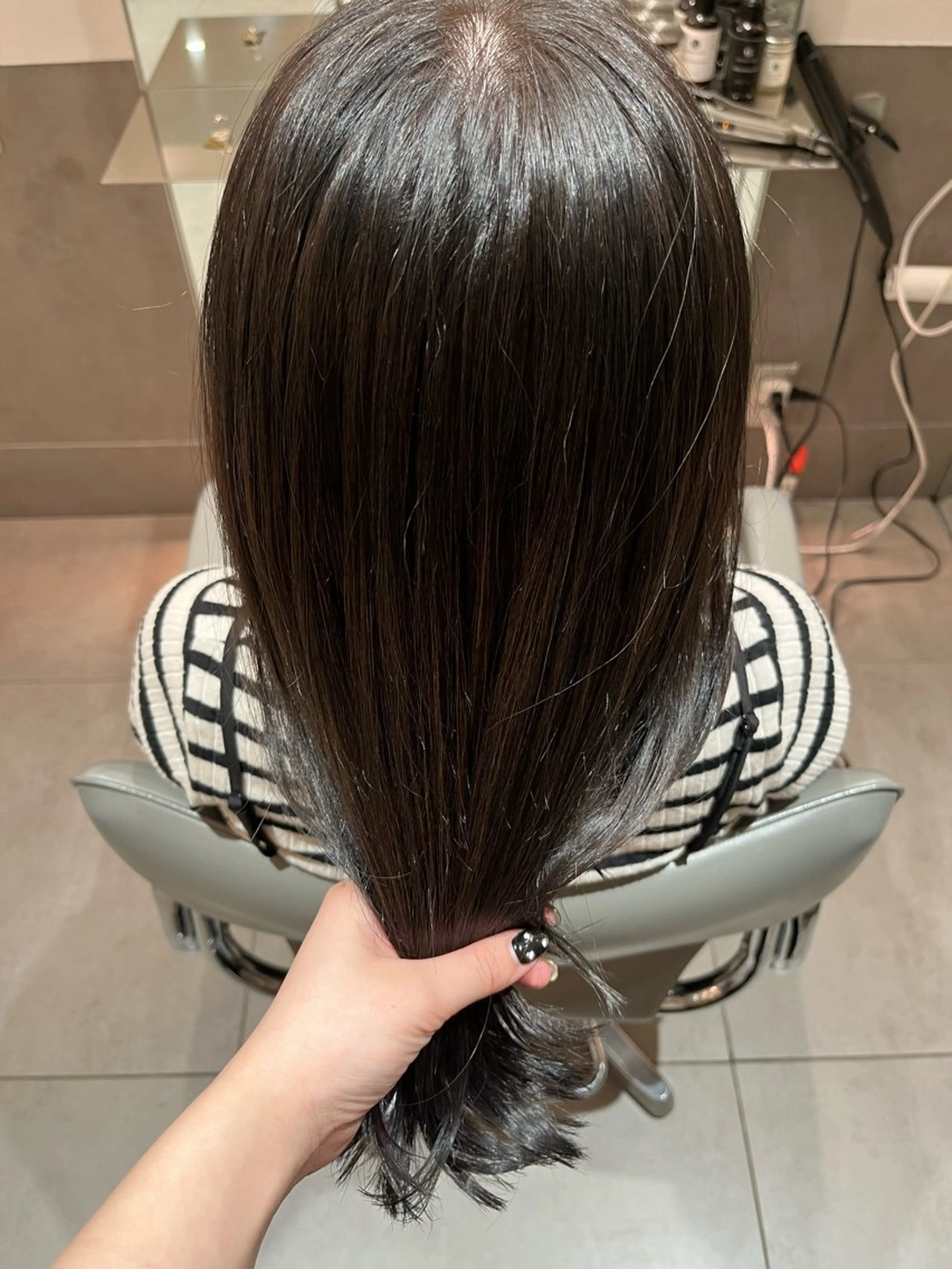 セミロング ヘアカラー ヘッドスパ 🍊暖色カラー🍊 sakuraのヘアスタイル