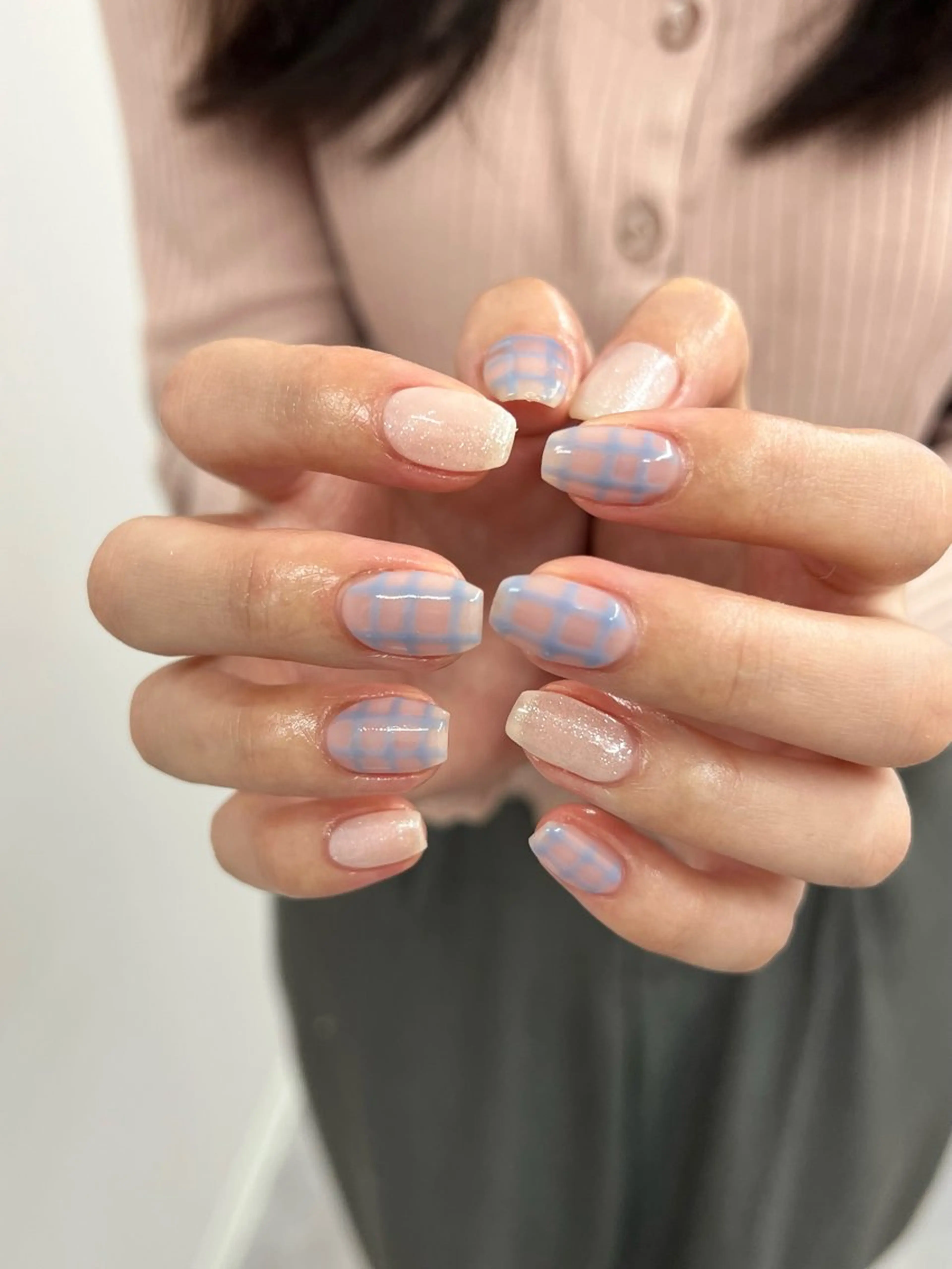 ネイル オーロラネイル ジェルネイル マグネットネイル ニュアンスネイル パラジェル ハンドネイル ハンドケア Bana_ Nailのネイルデザイン