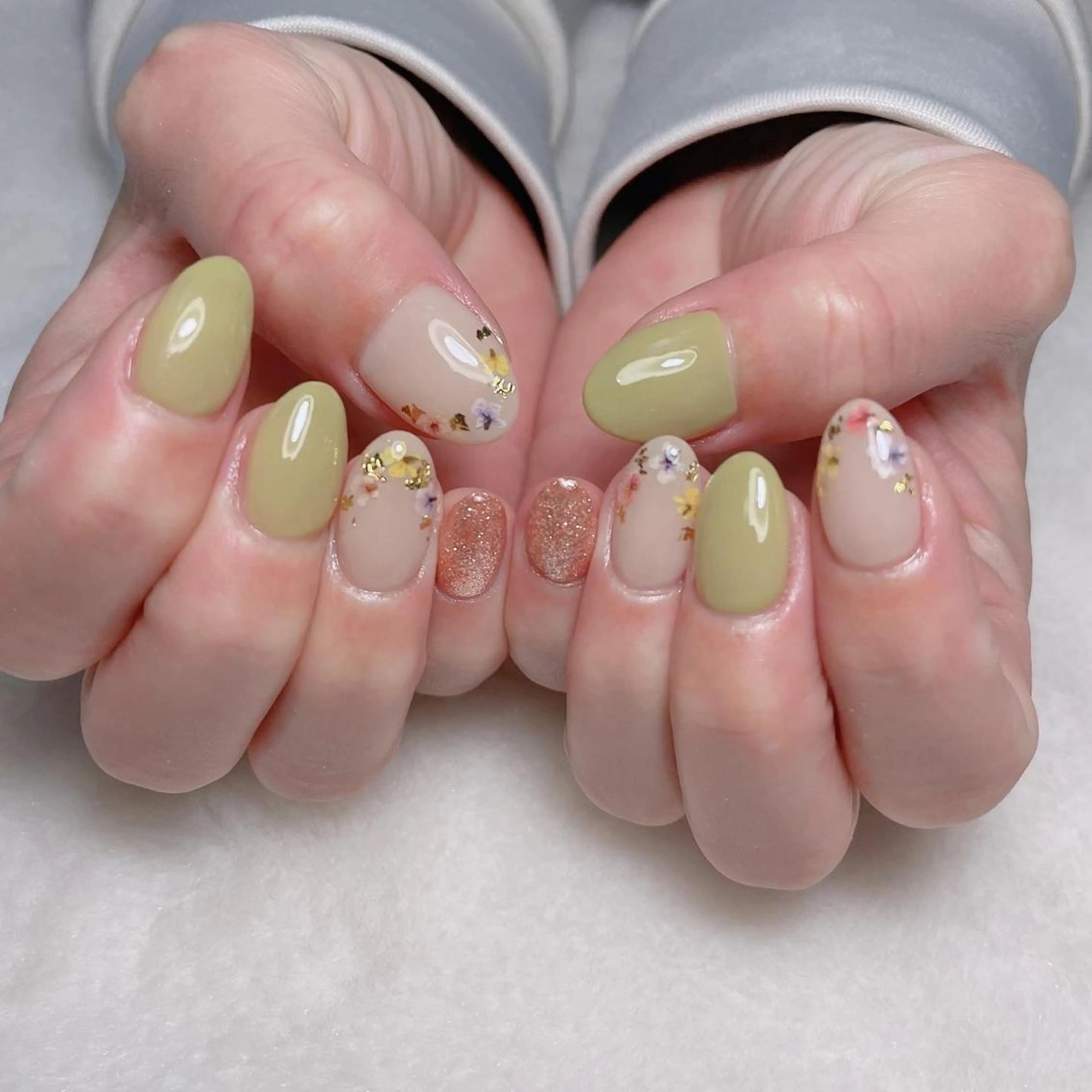 ネイル フラワーネイル ハンドネイル kipinail 川﨑えりかのネイルデザイン