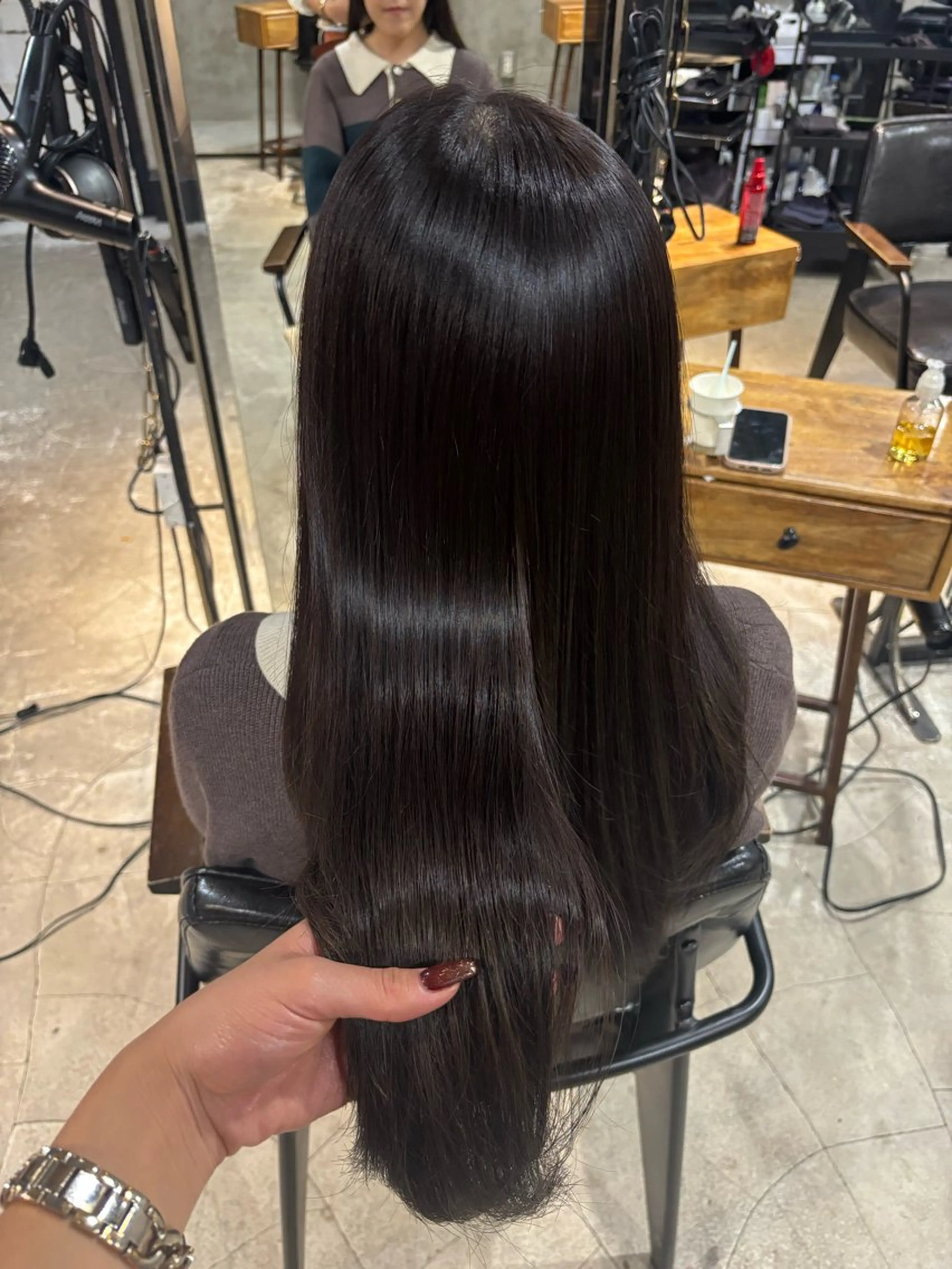 ロング ヘアカラー トリートメント 🌺柔らか透明感 カラー🌊MAMIのヘアスタイル