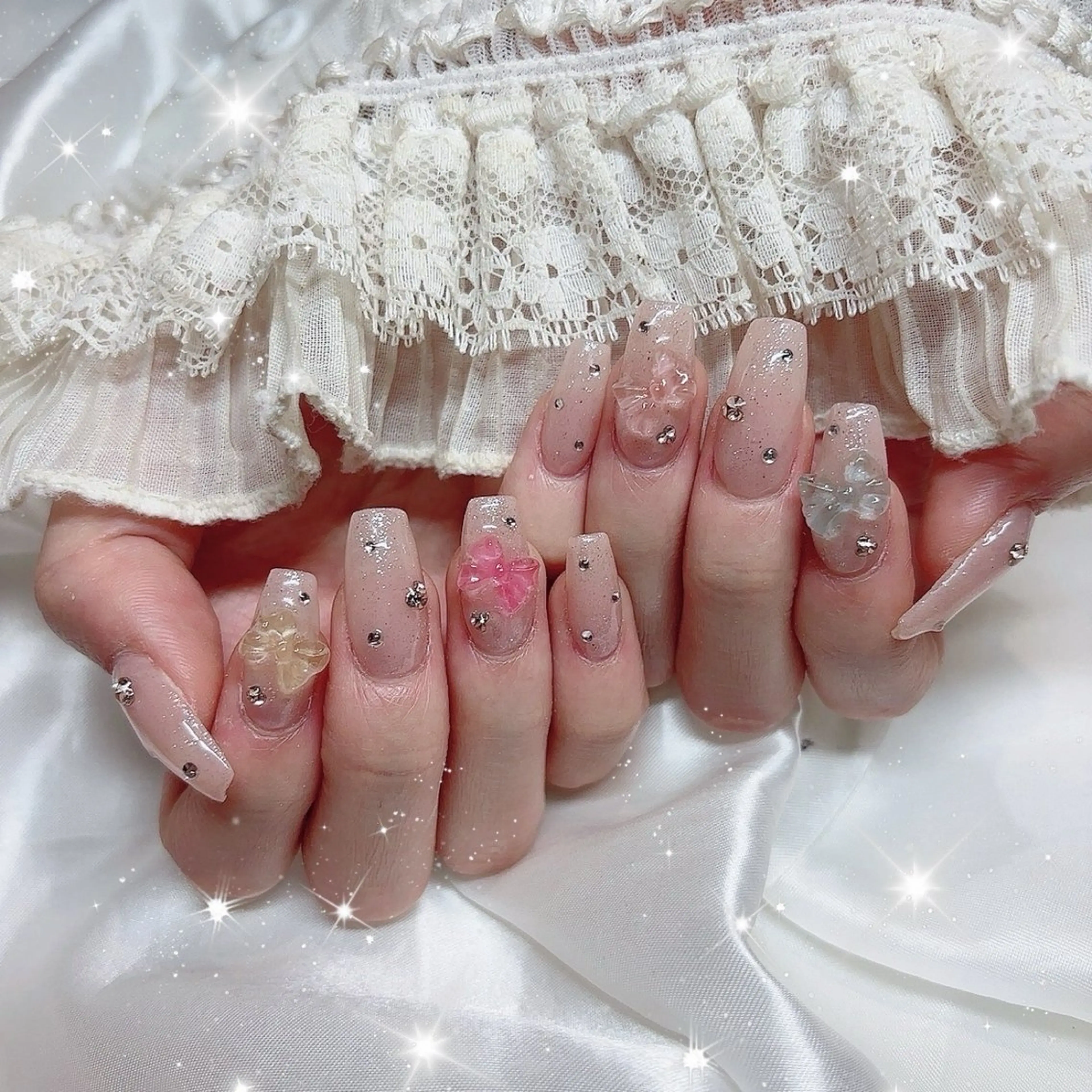 セミロング 韓国風ヘア nail salon  sissy所属・sissy yukaのネイルデザイン