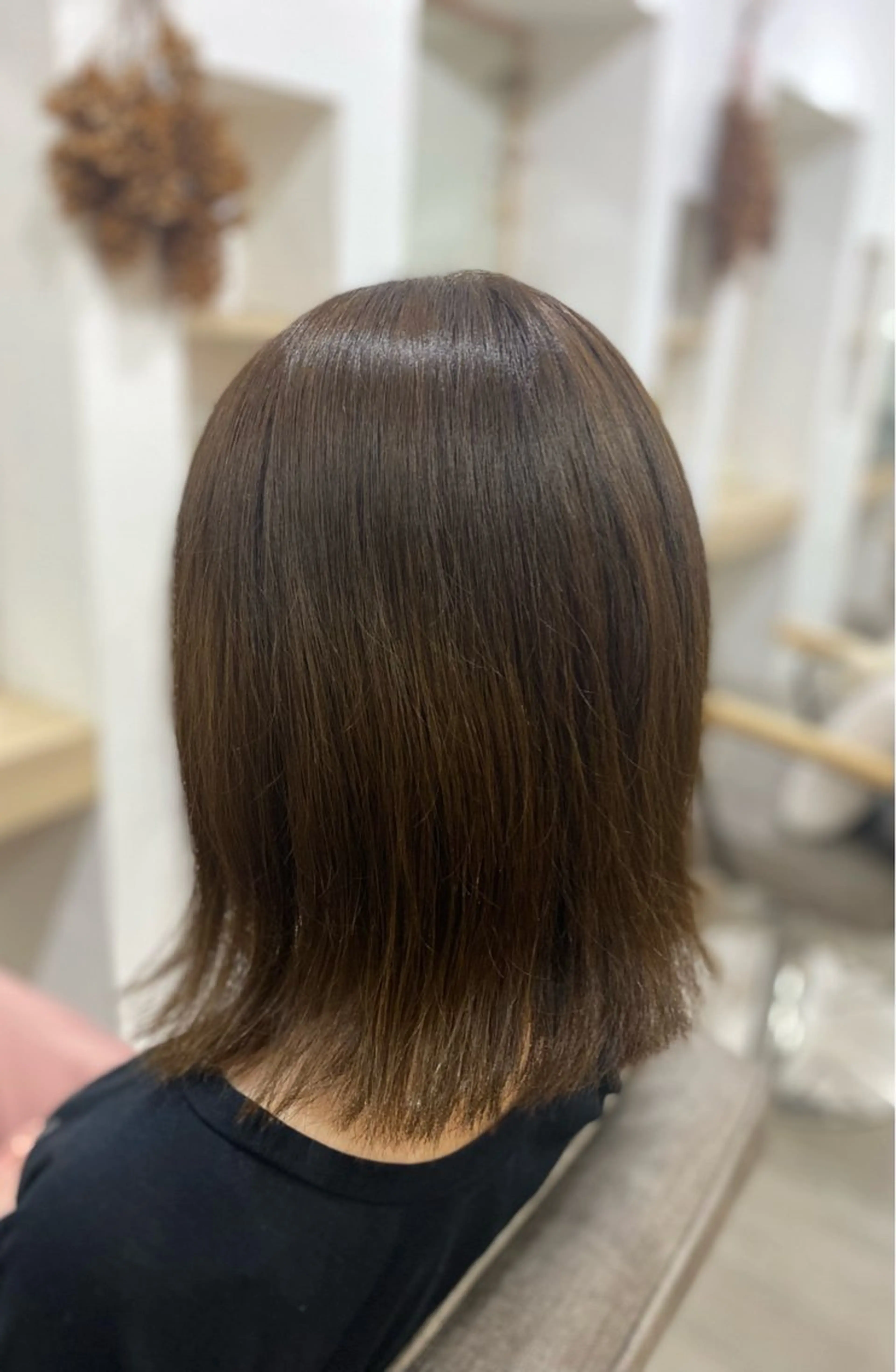 カラー アッシュ 透明感カラー 東上 瑠莉のヘアスタイル