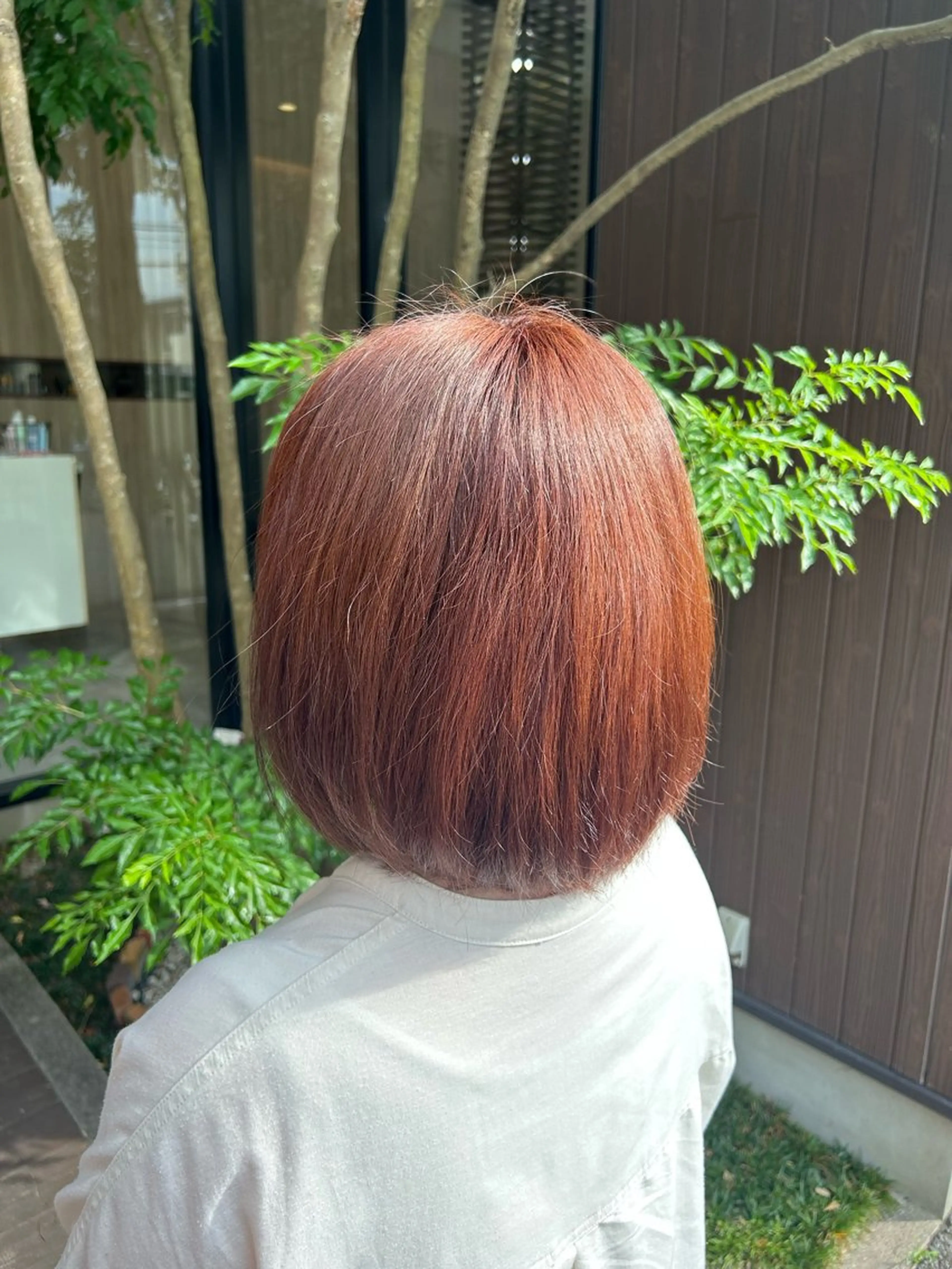 白髪染め全体カラー（シャンプー・ブロー付き）の写真