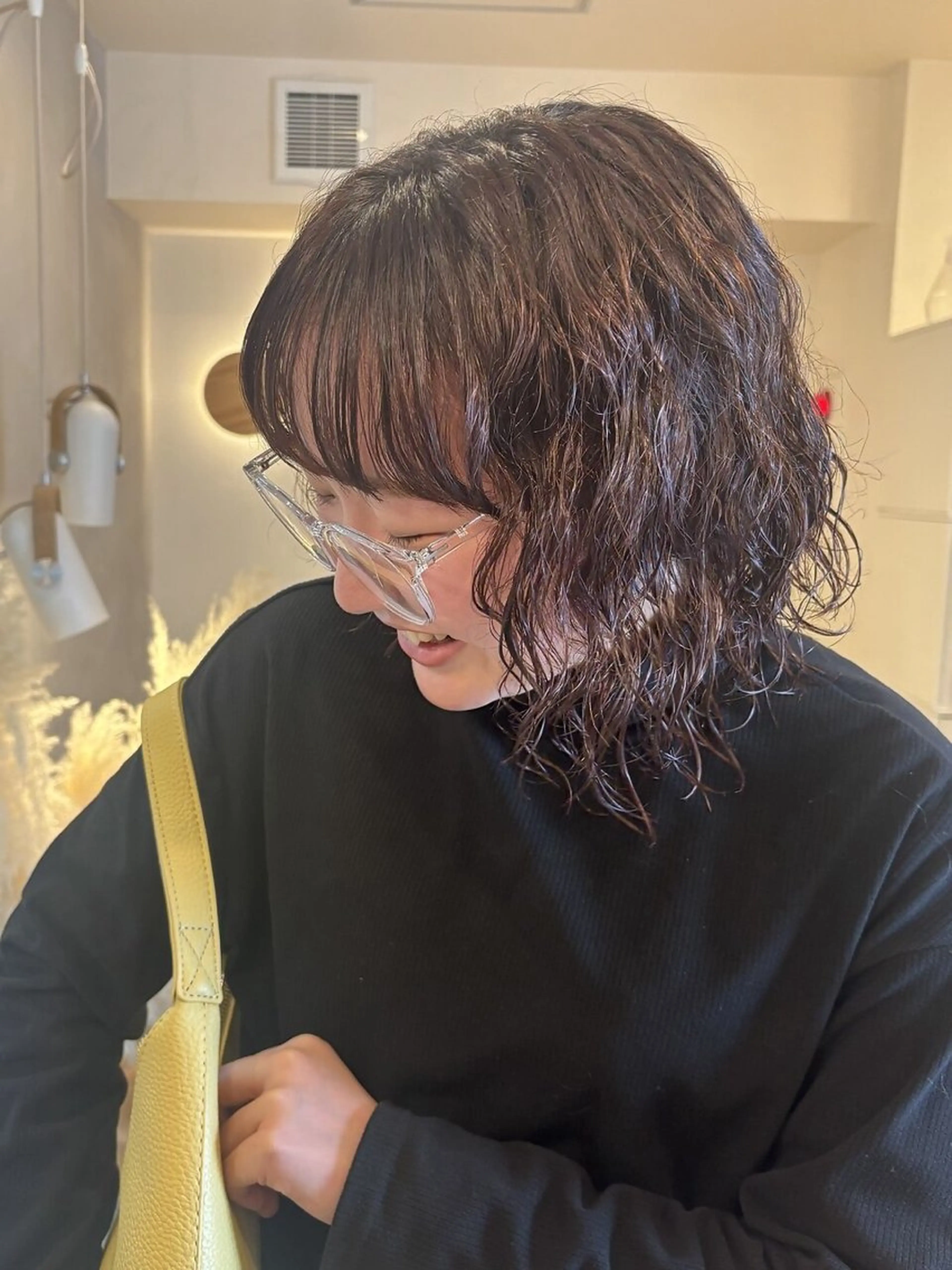 ショート パーマ カットモデル/ 名古屋/Ayakaのヘアスタイル