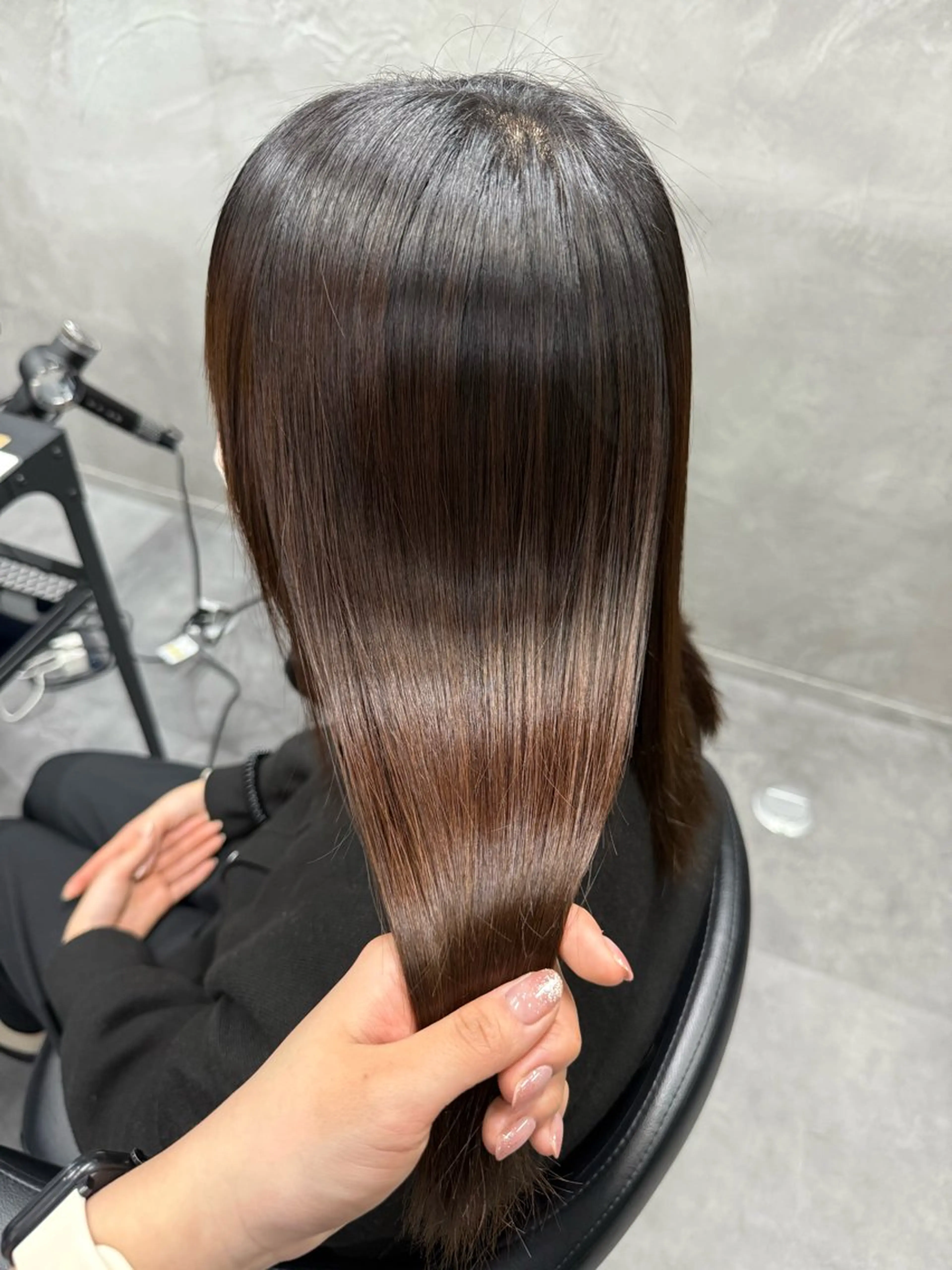 ロング パーマ 縮毛矯正 三木 まことのヘアスタイル