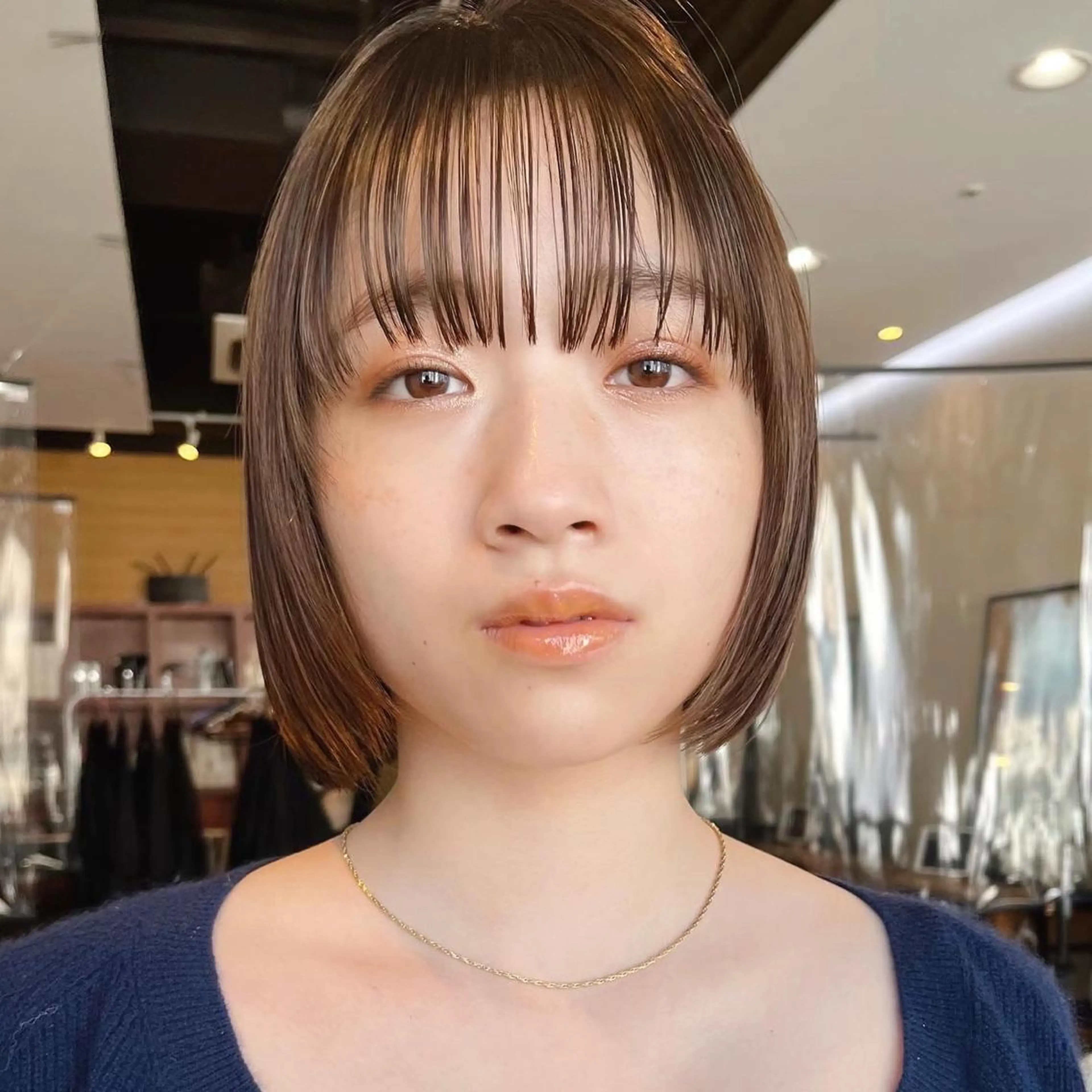 ショート カラー カット トリートメント 🌱小顔ヘア/ボブ ミディアム/双葉🌱のヘアスタイル