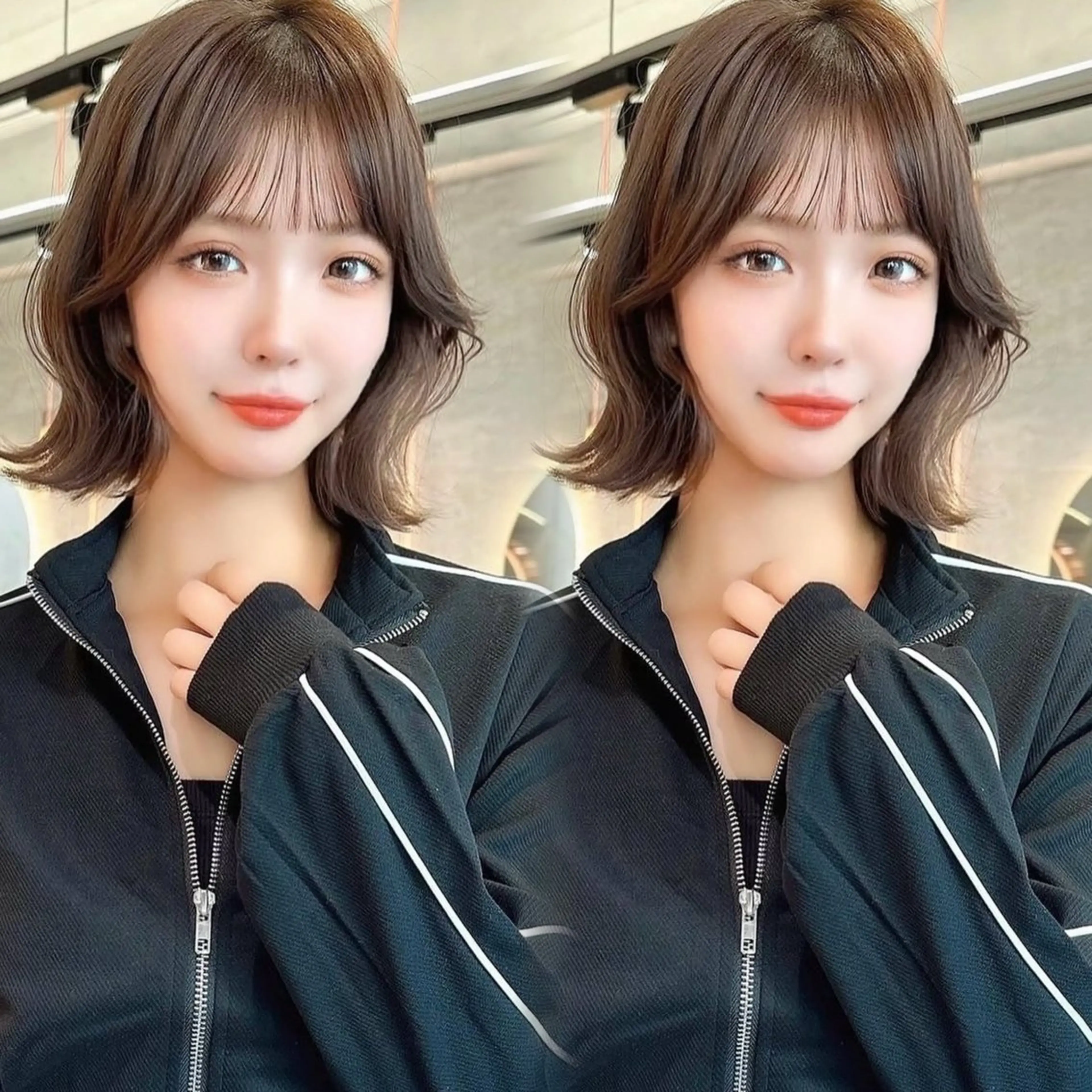 ミディアム カラー ヘアカラー トリートメント 艶カラー/ブリーチ /エクステ/颯のヘアスタイル