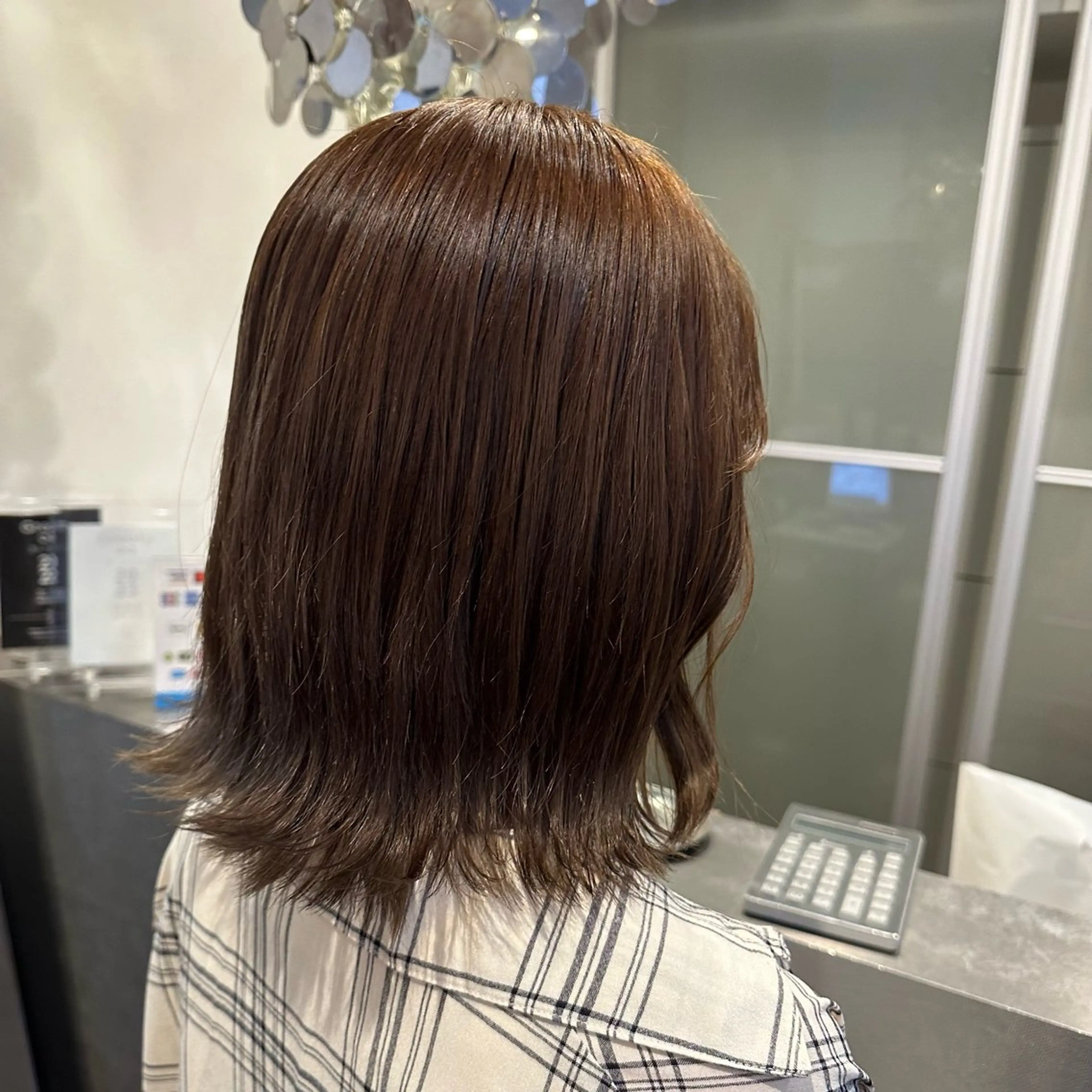 ミディアム ヘアカラー momo 札幌美容師のヘアスタイル