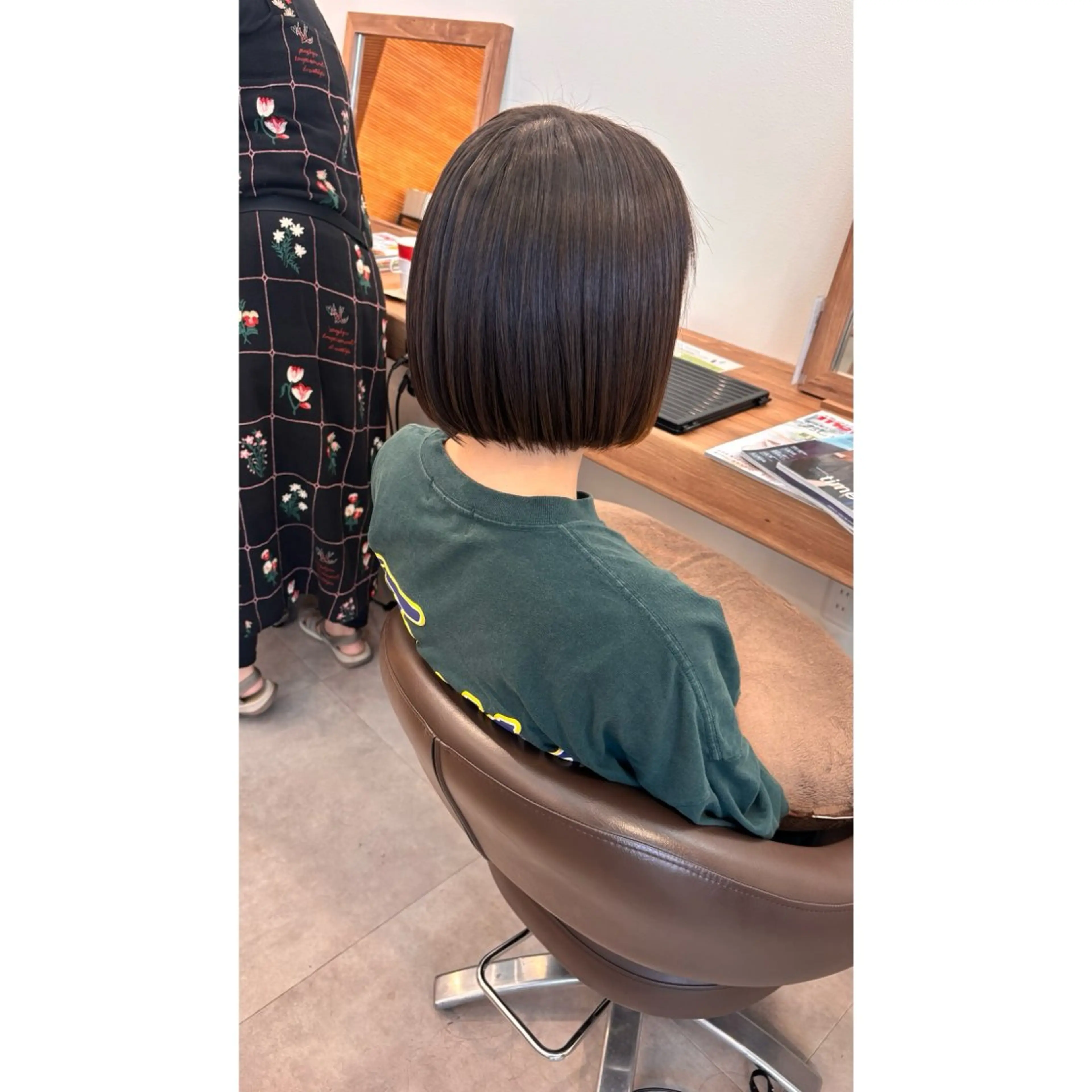 全体縮毛矯正の写真