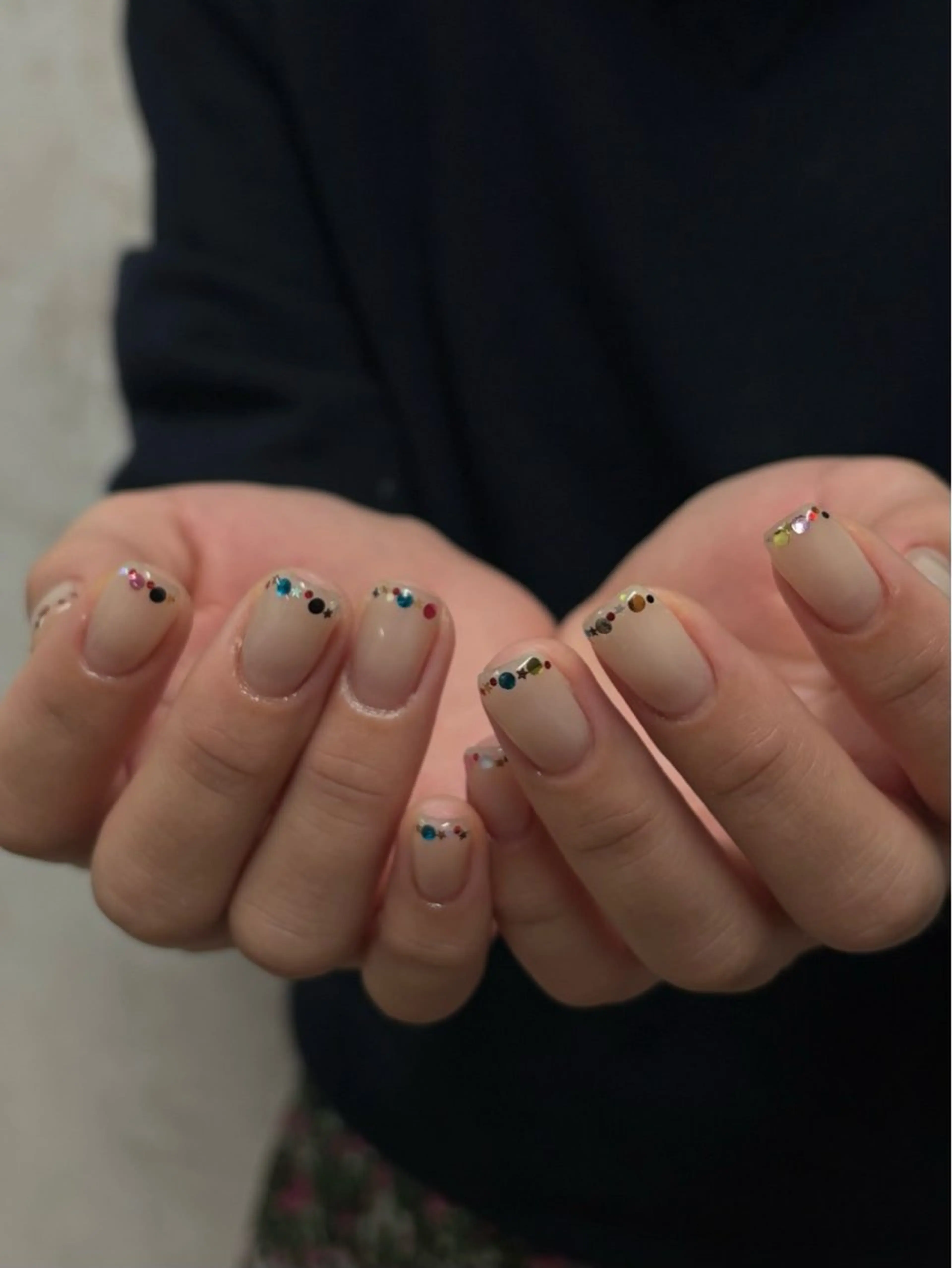 ネイル フレンチネイル ハンドネイル Glad nail toyonのネイルデザイン