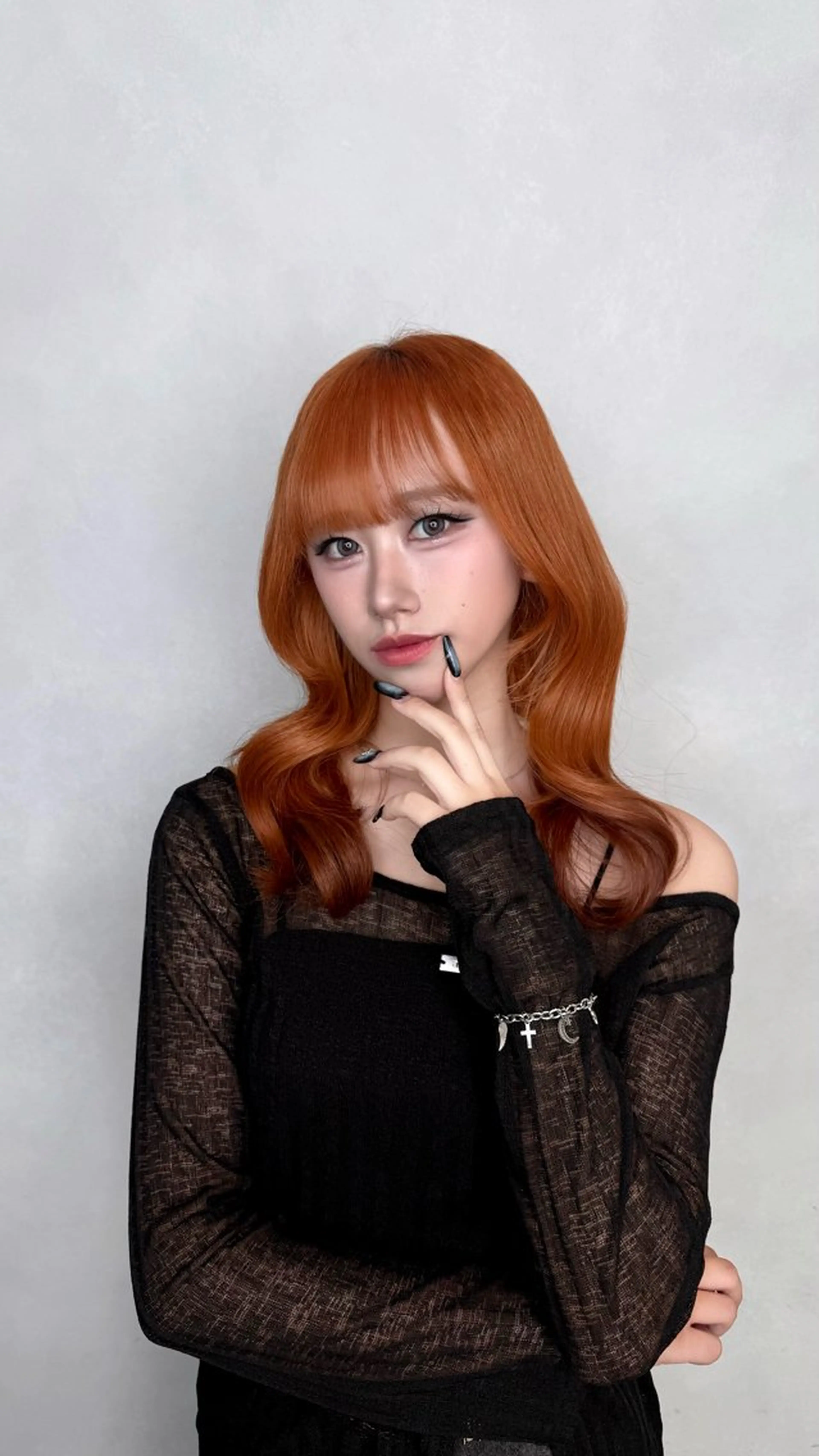 セミロング ヘアカラー トリートメント 🦋美髪ハイトーン/ レイヤー🦋るくものヘアスタイル