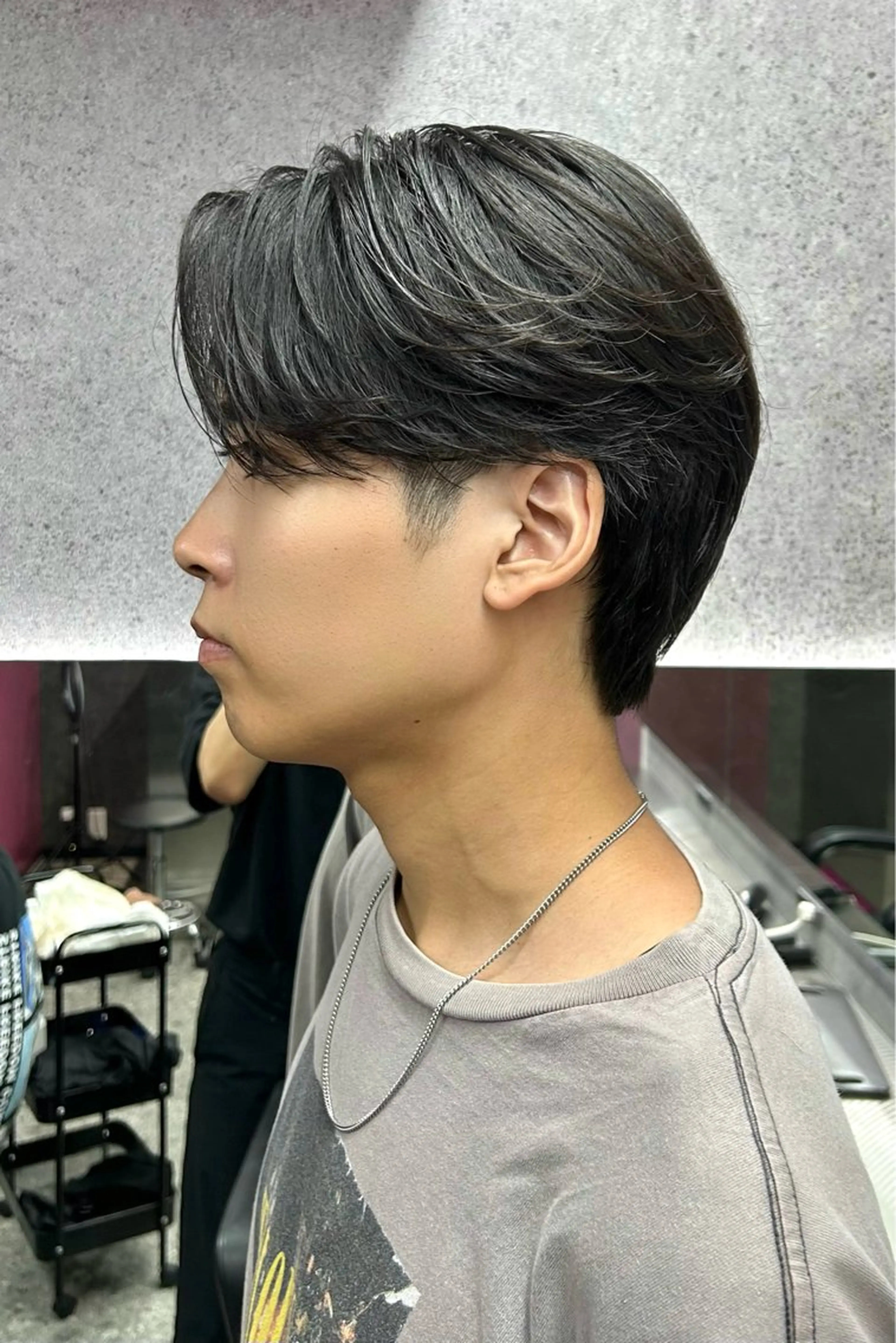 ショート カラー メンズ カット ヘアセット メンズ専門 スタイリスト前田雄輝のヘアスタイル