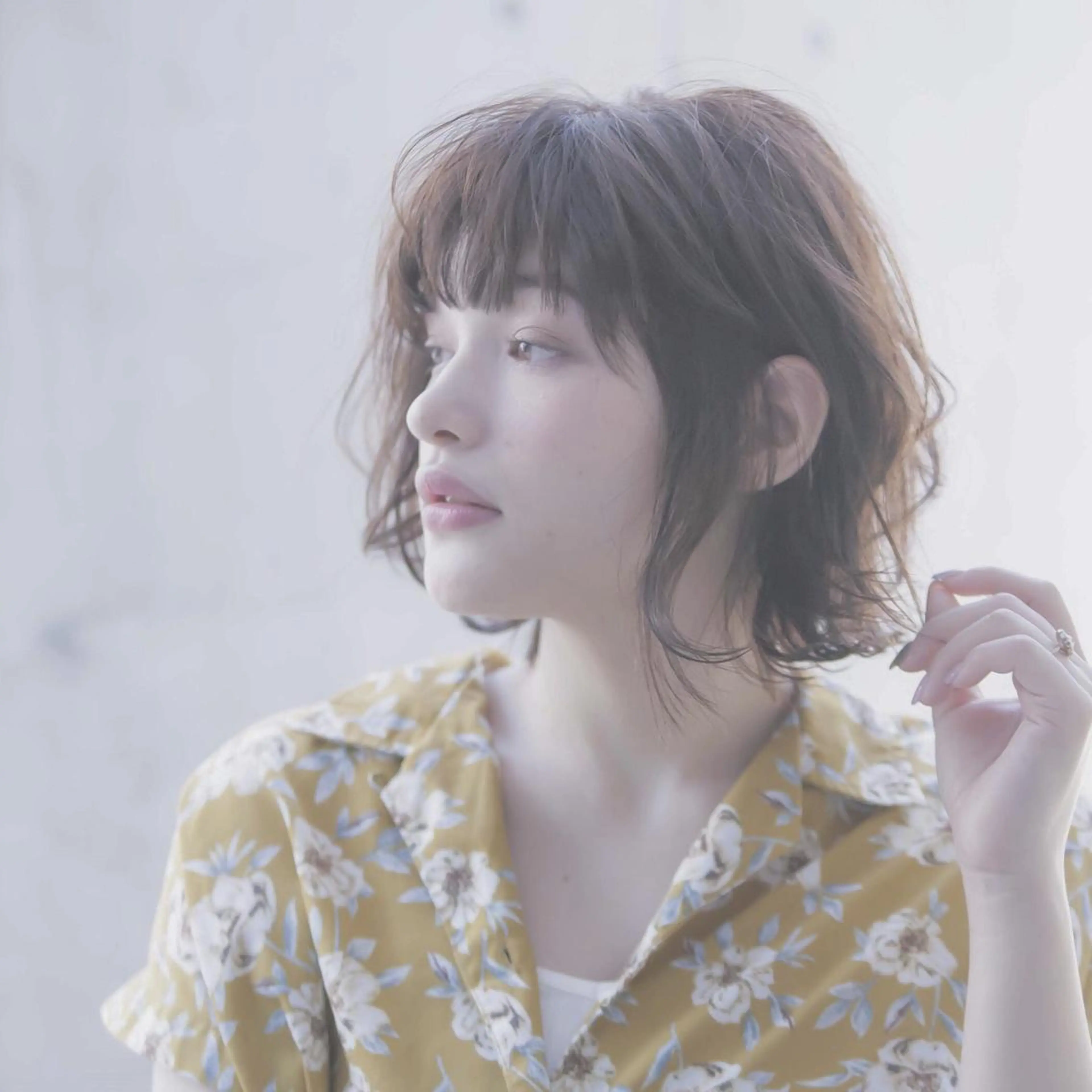 ミディアム カラー hao所属・西山 頌太のヘアスタイル