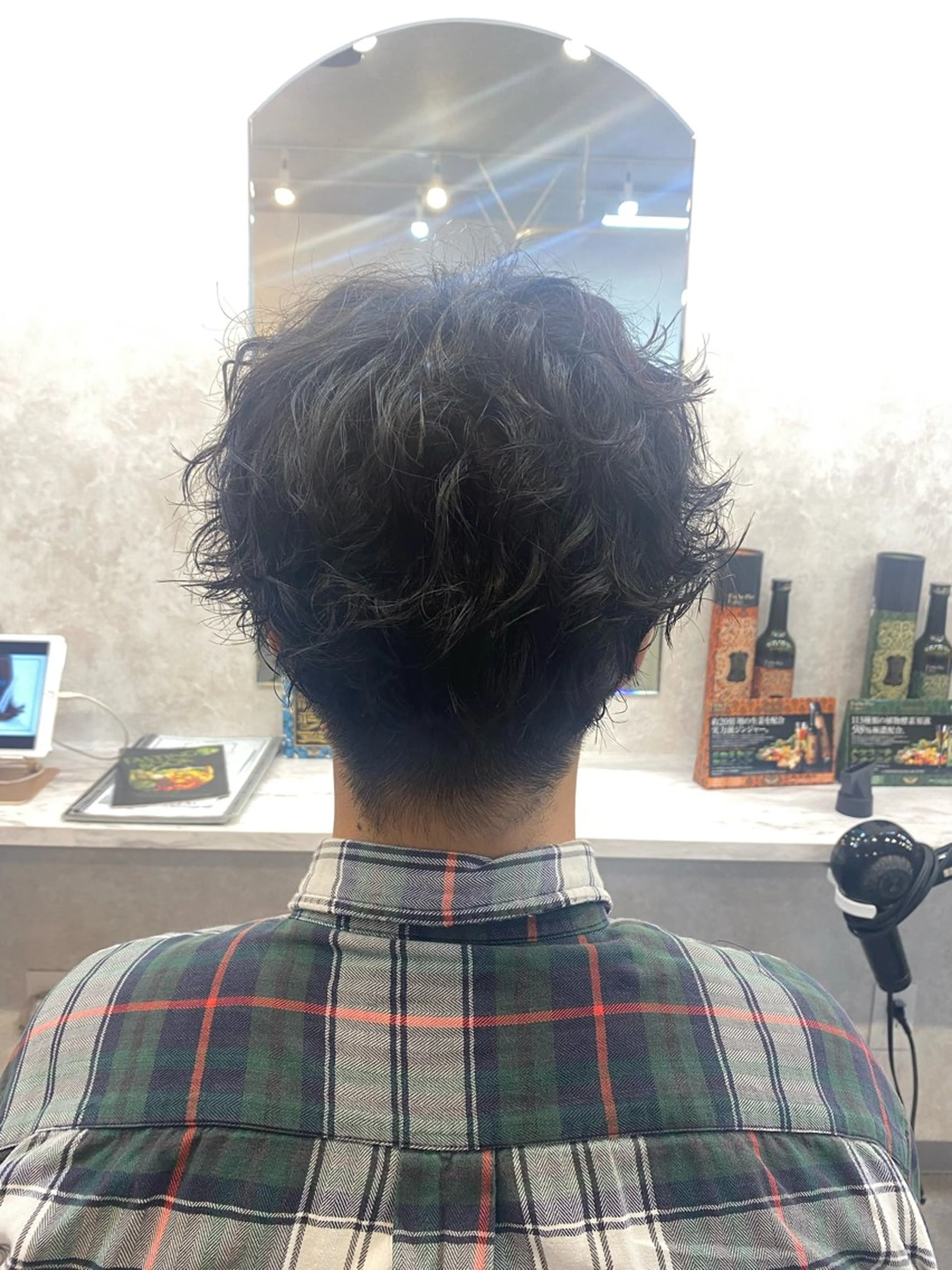 パーマ メンズ カット パーマ LAZO🕊 さとう ななほのヘアスタイル