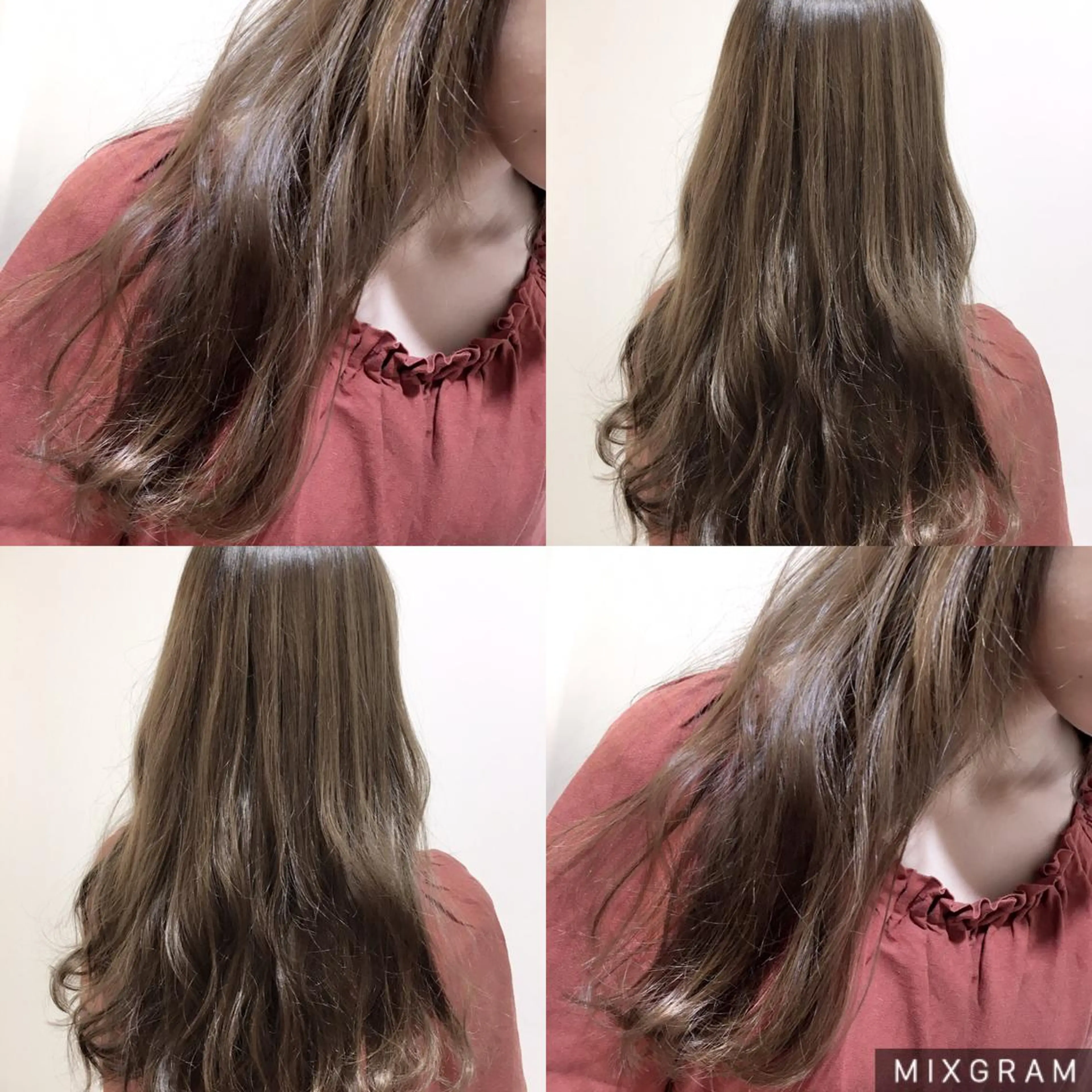 ロング カラー ブリーチ 透明感カラー ブリーチなしカラー ブリーチ無しカラー 👑店長　平松　由のヘアスタイル