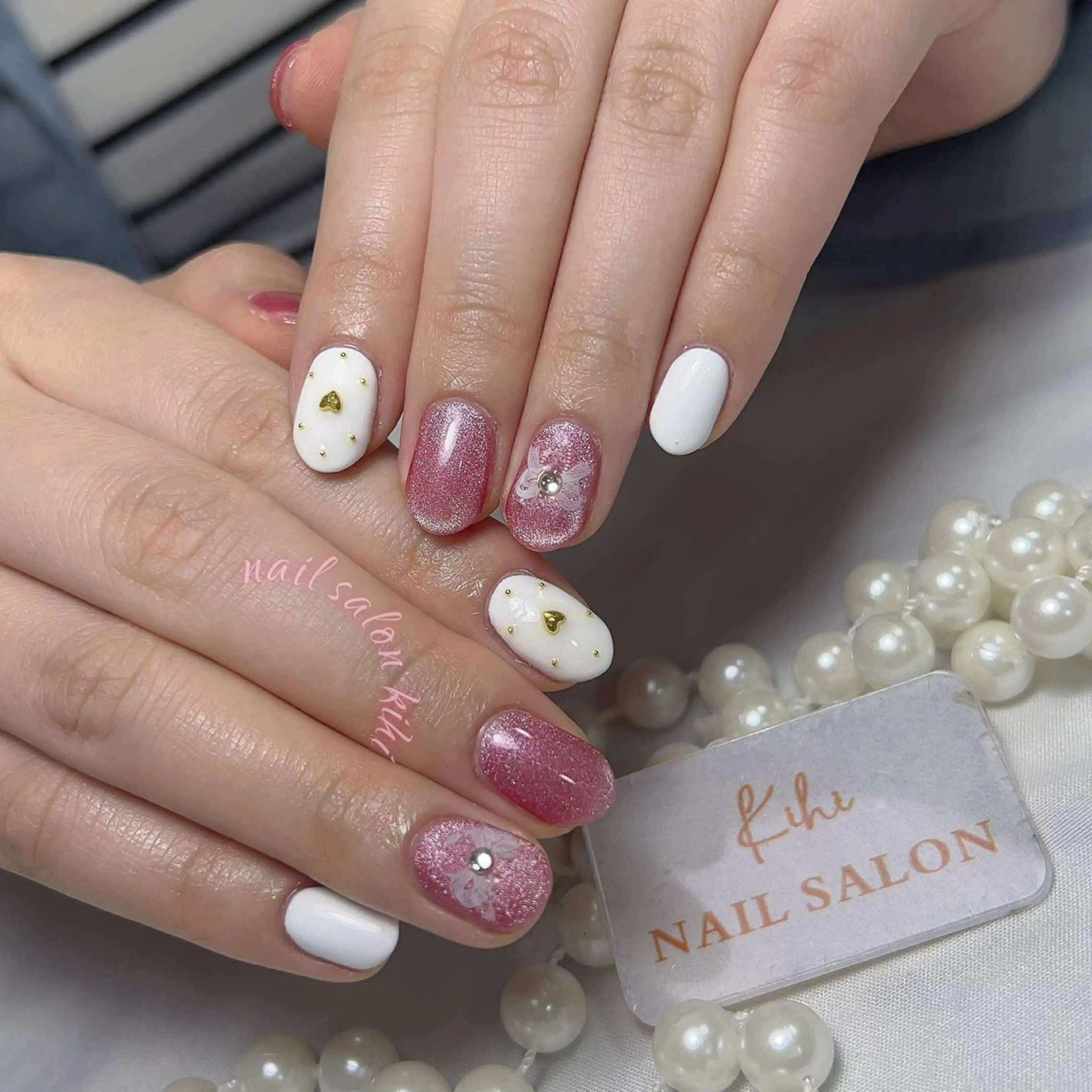 ネイル アートネイル フレンチネイル ジェルネイル グラデーション 韓国ネイル ハンドネイル ハンドケア Nail Salon Kihi さくらのネイルデザイン