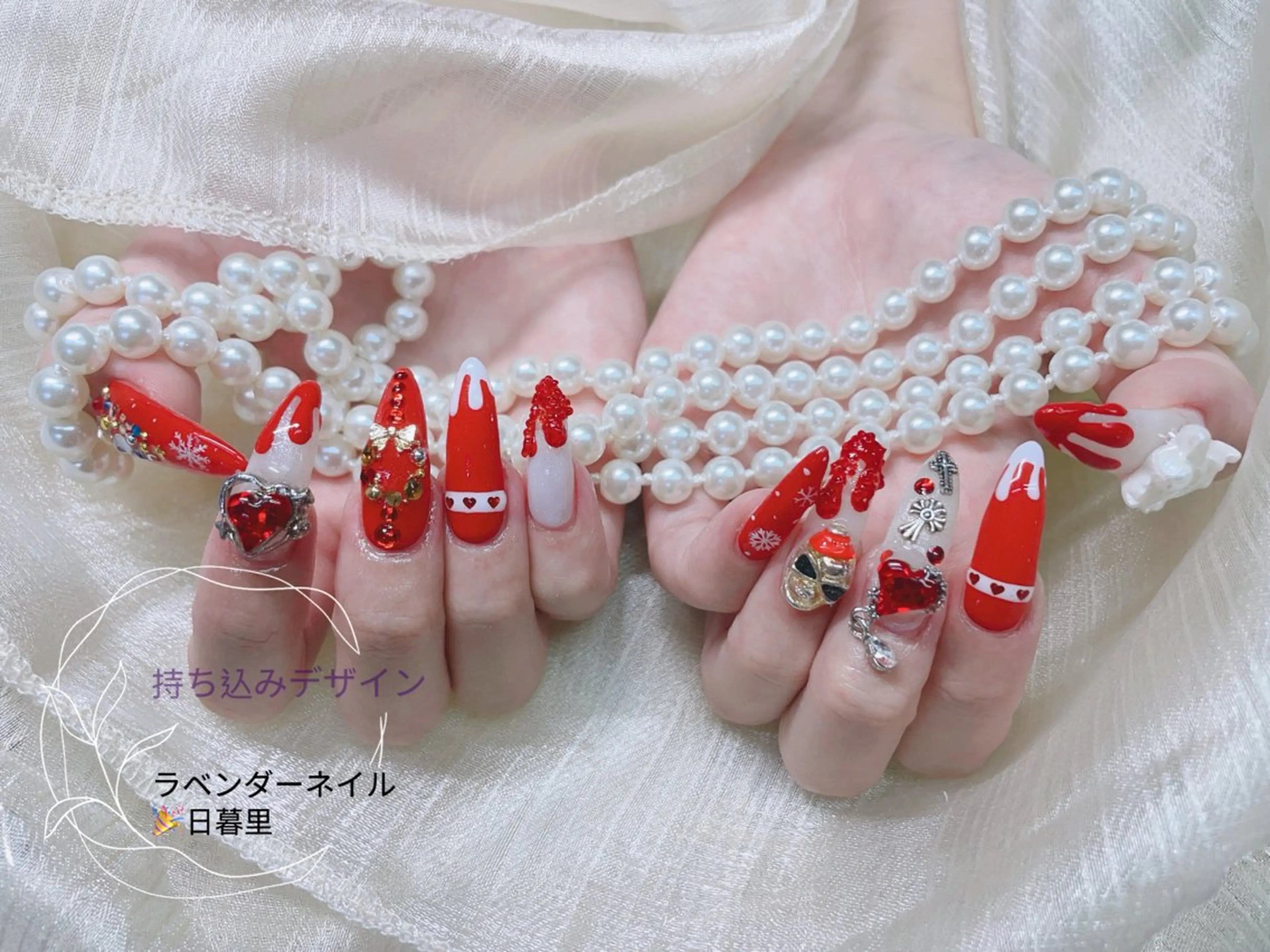 ネイル 日暮里💝m1♡ルル ネイルのネイルデザイン
