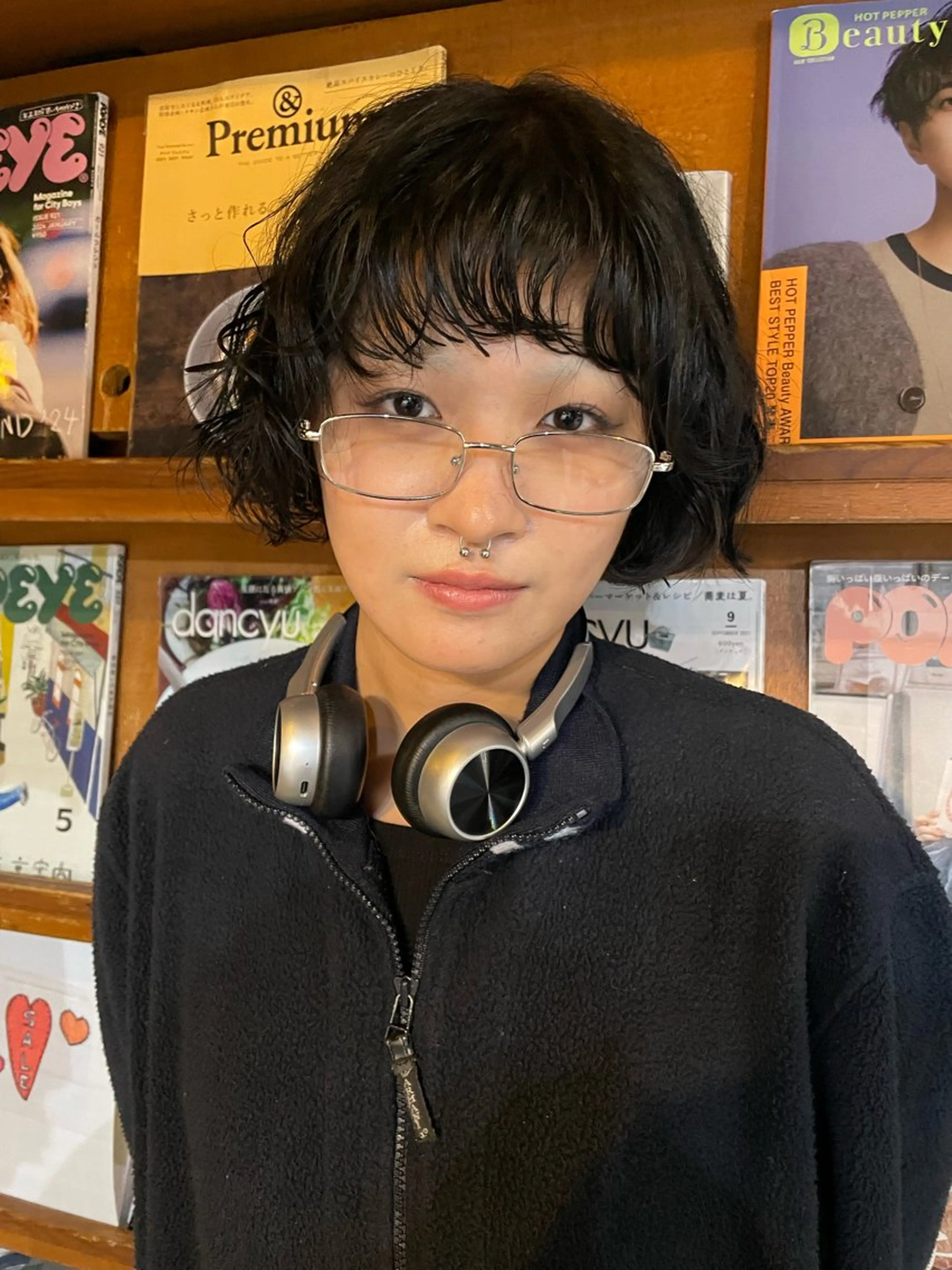 ショート パーマ Nalu pu loa hachi所属・金尾 凜のヘアスタイル