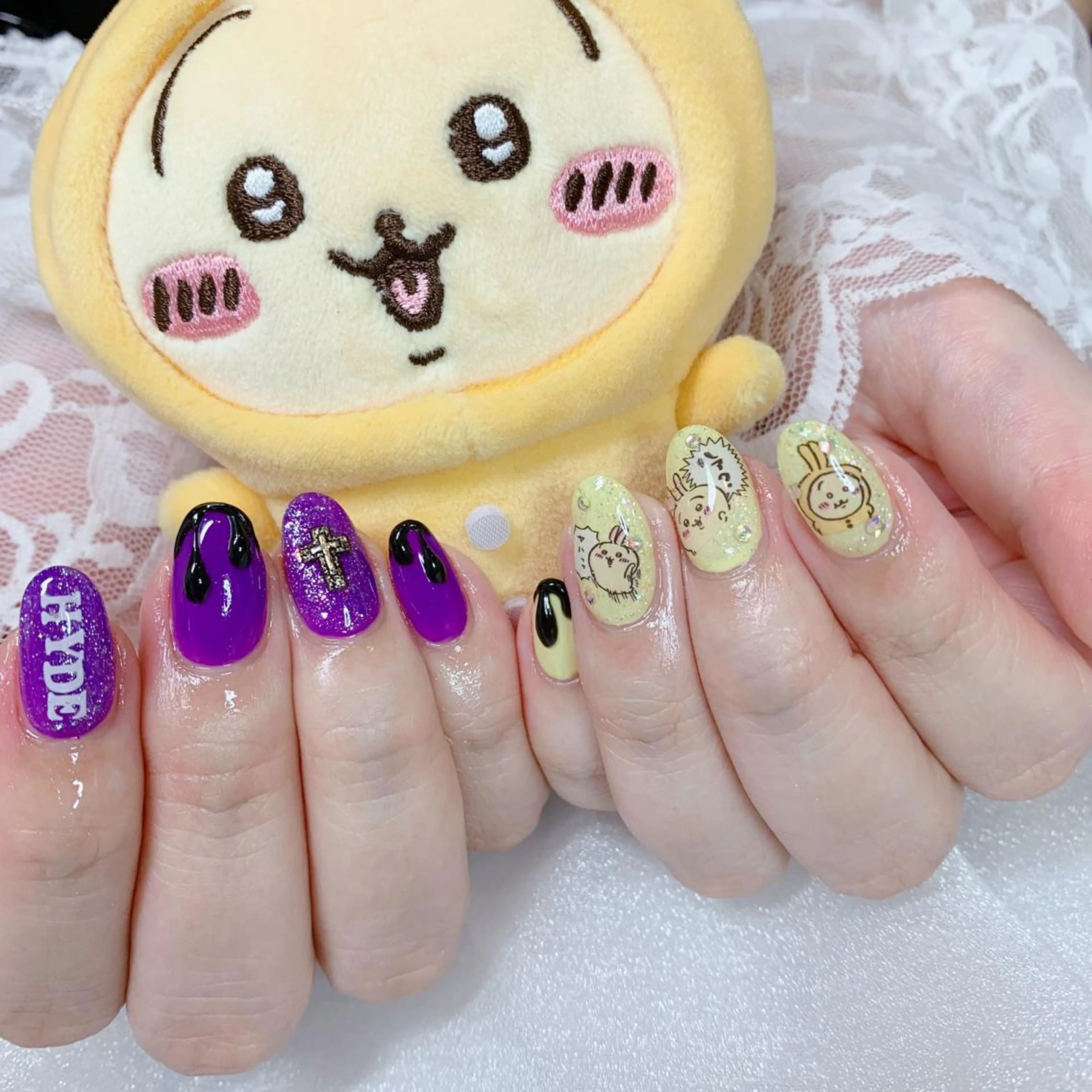 ネイル ハンドネイル La neige* yuki 🥯🍑のネイルデザイン