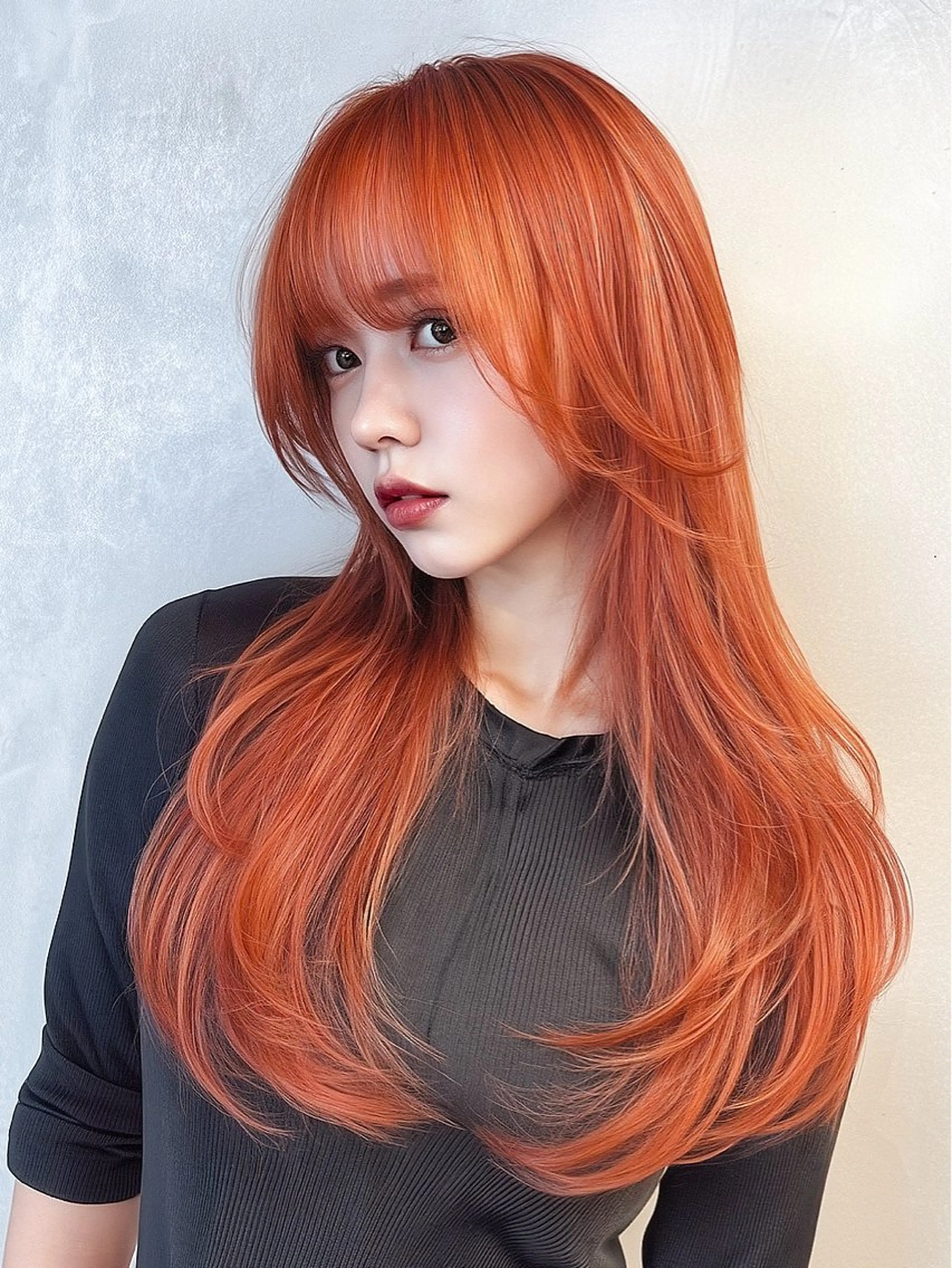 ロング ヘアカラー トリートメント シバタ ショウゴのヘアスタイル