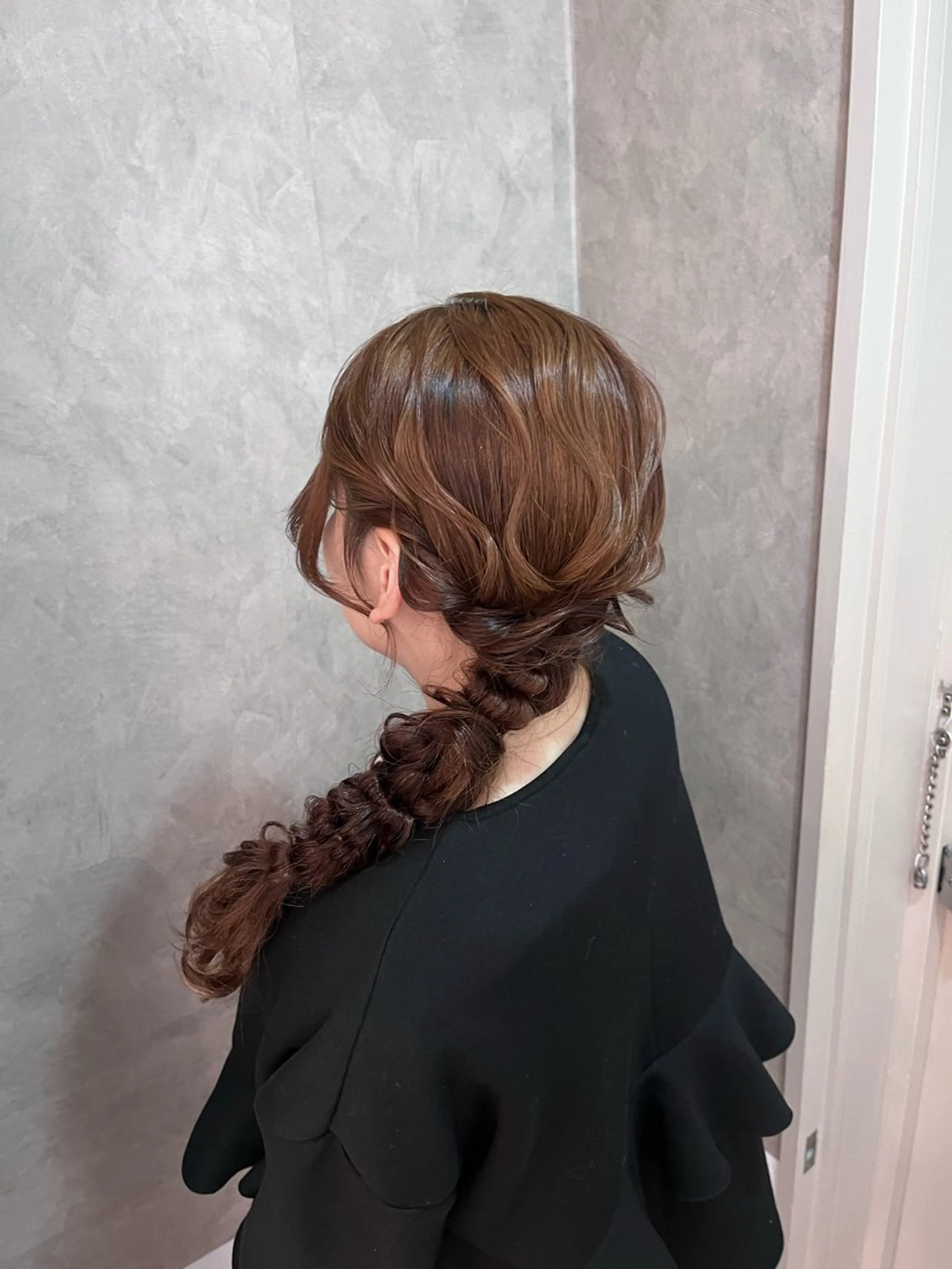 ヘアアレンジ ヘアセット 参列 ✽ 推し活ヘア 💕ゆり🐈🐾のヘアスタイル