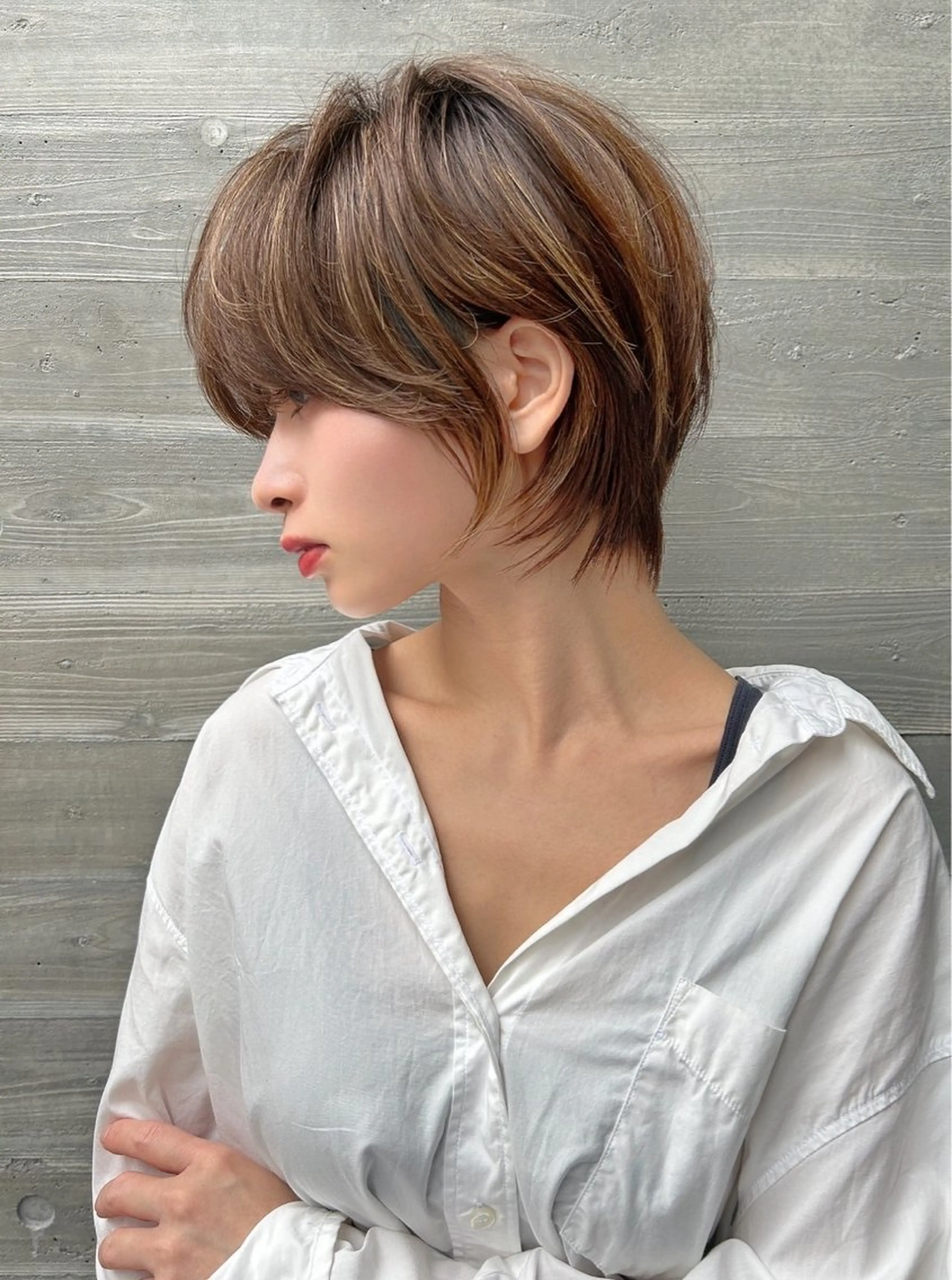 ショート ショートヘア 大和田拓夢 /縮毛矯正/艶髪ボブのヘアスタイル