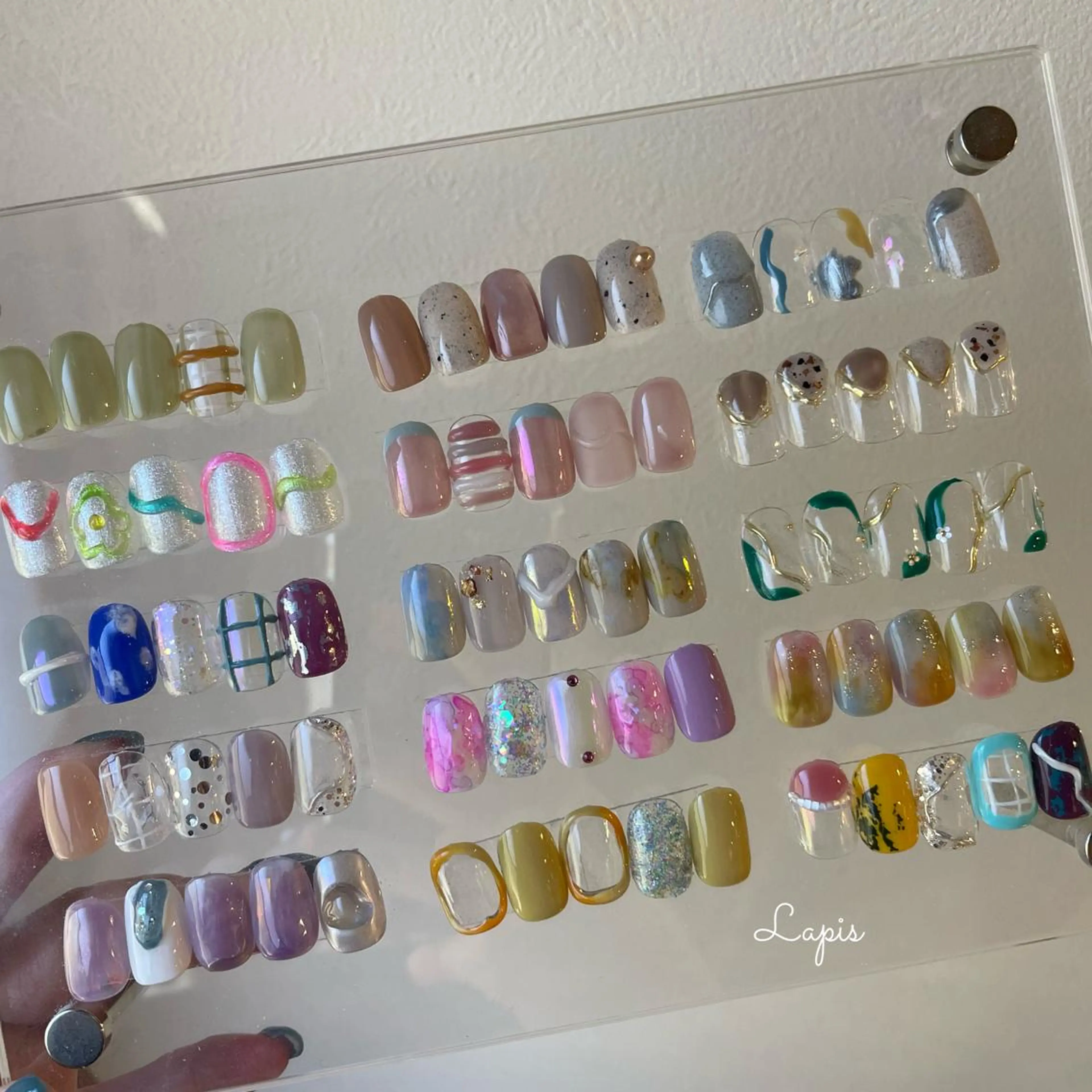 ネイル アートネイル 持ち込み ワンカラーネイル ハンドネイル Lapis *のネイルデザイン