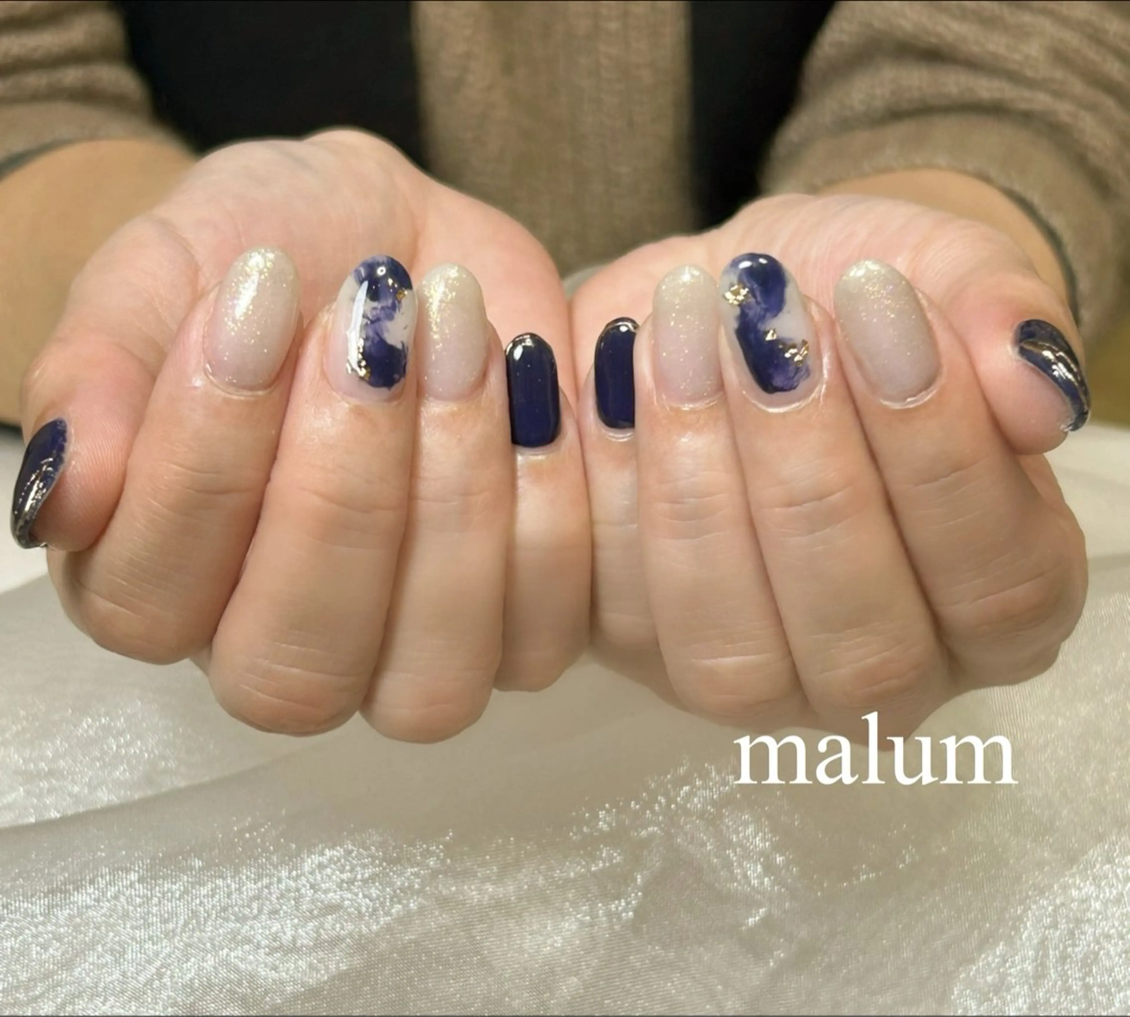ネイル ハンドネイル malum nailのネイルデザイン