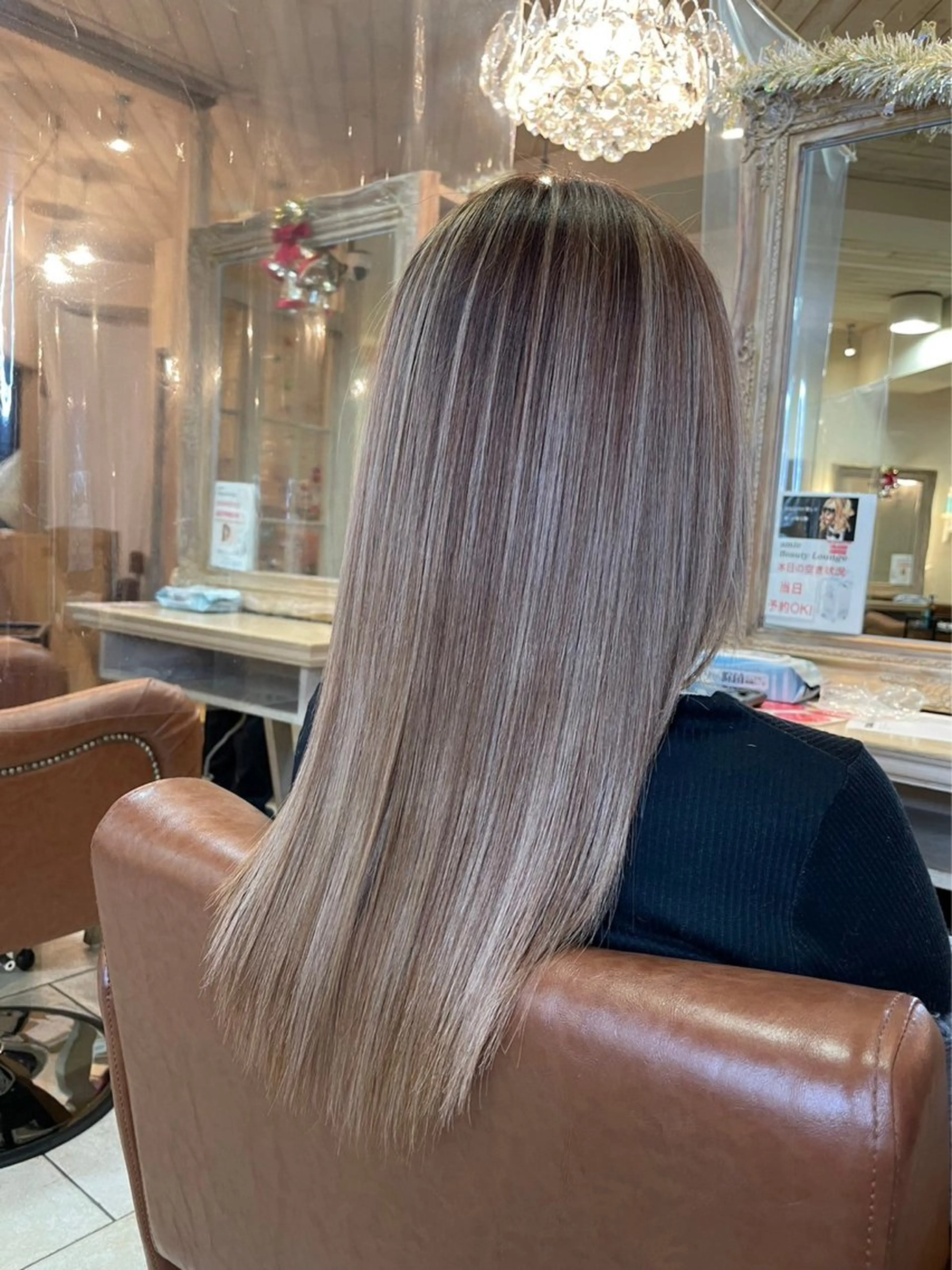 セミロング 髪質改善 レイヤーカット トリートメント amie by afloat所属・レイヤーカット メンズヘア/伊藤　匠のヘアスタイル