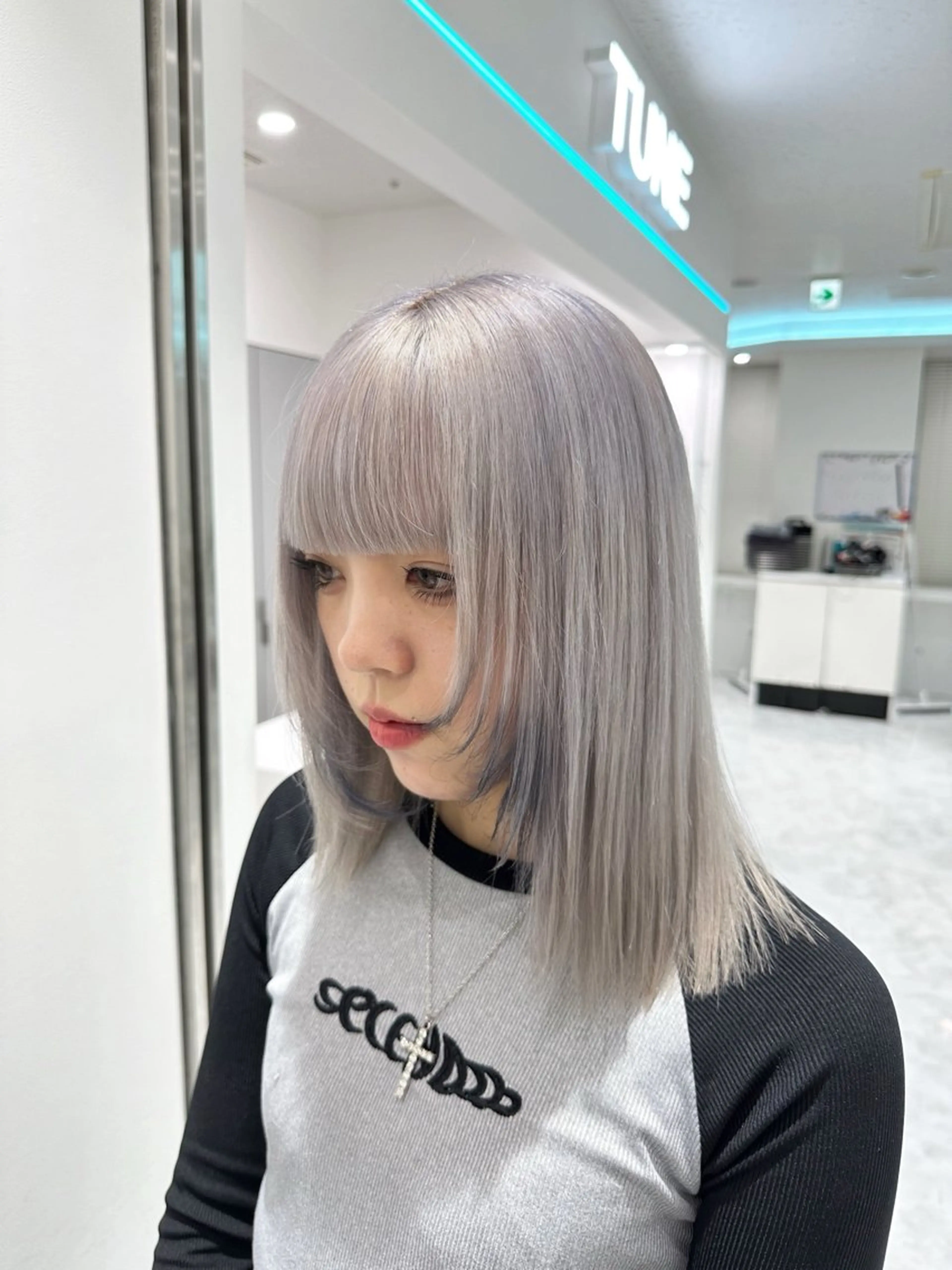 ミディアム カラー ヘアカラー ♡上品韓国髪♡ブラ ウン/SAYATOのヘアスタイル
