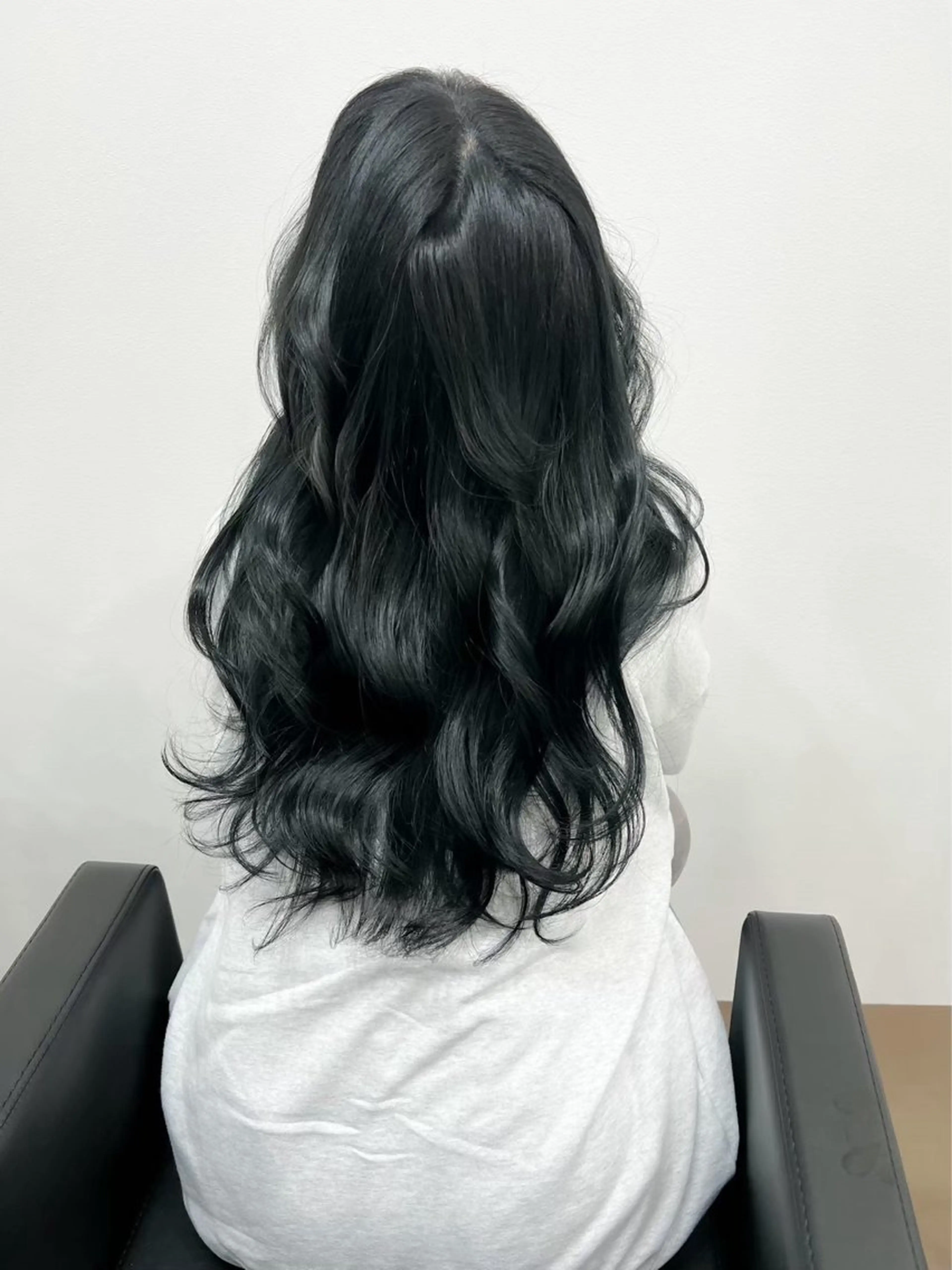 ロング カット ヘアカラー 明田大樹/ 大阪梅田/韓国風のヘアスタイル