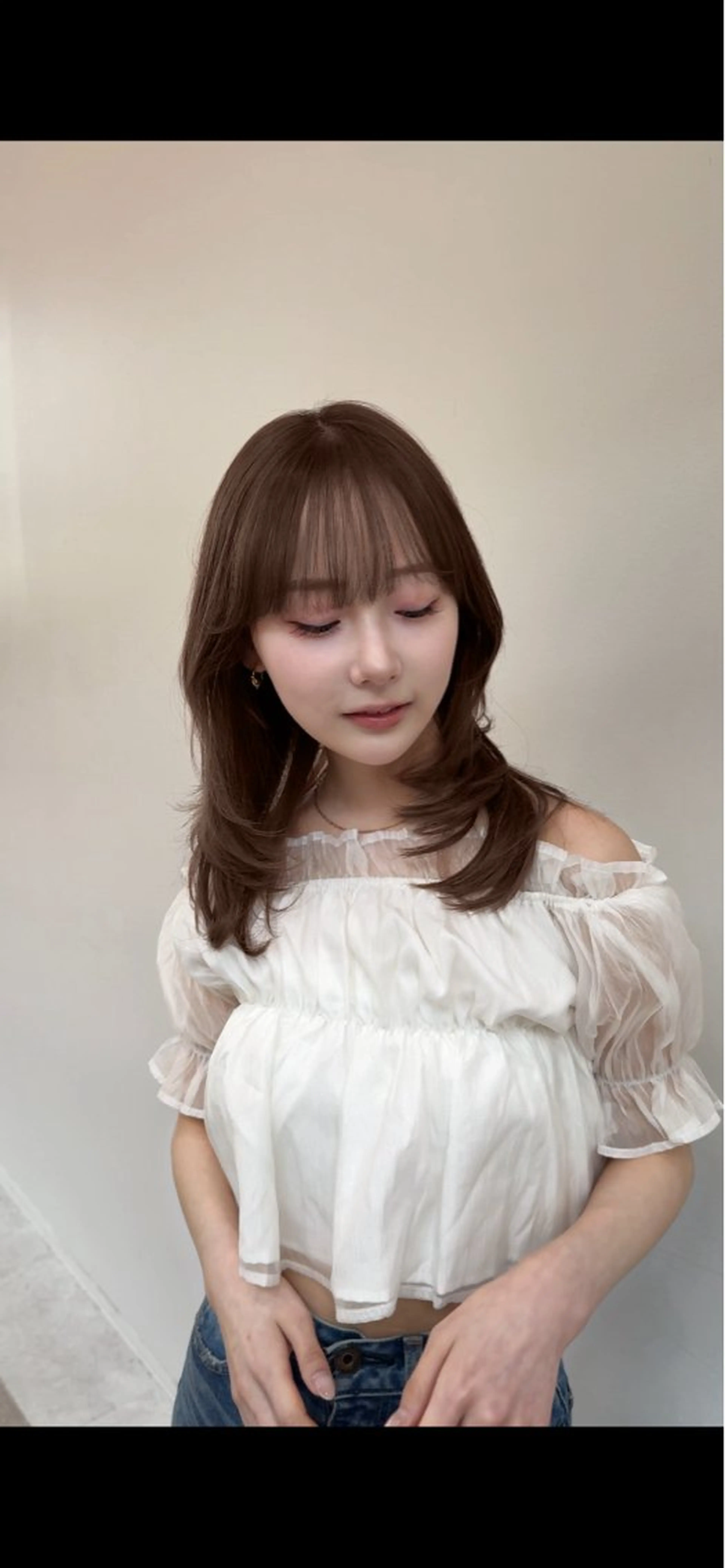 ミディアム カラー COALL nex the salon所属・Riria✨ レイヤーカットのヘアスタイル