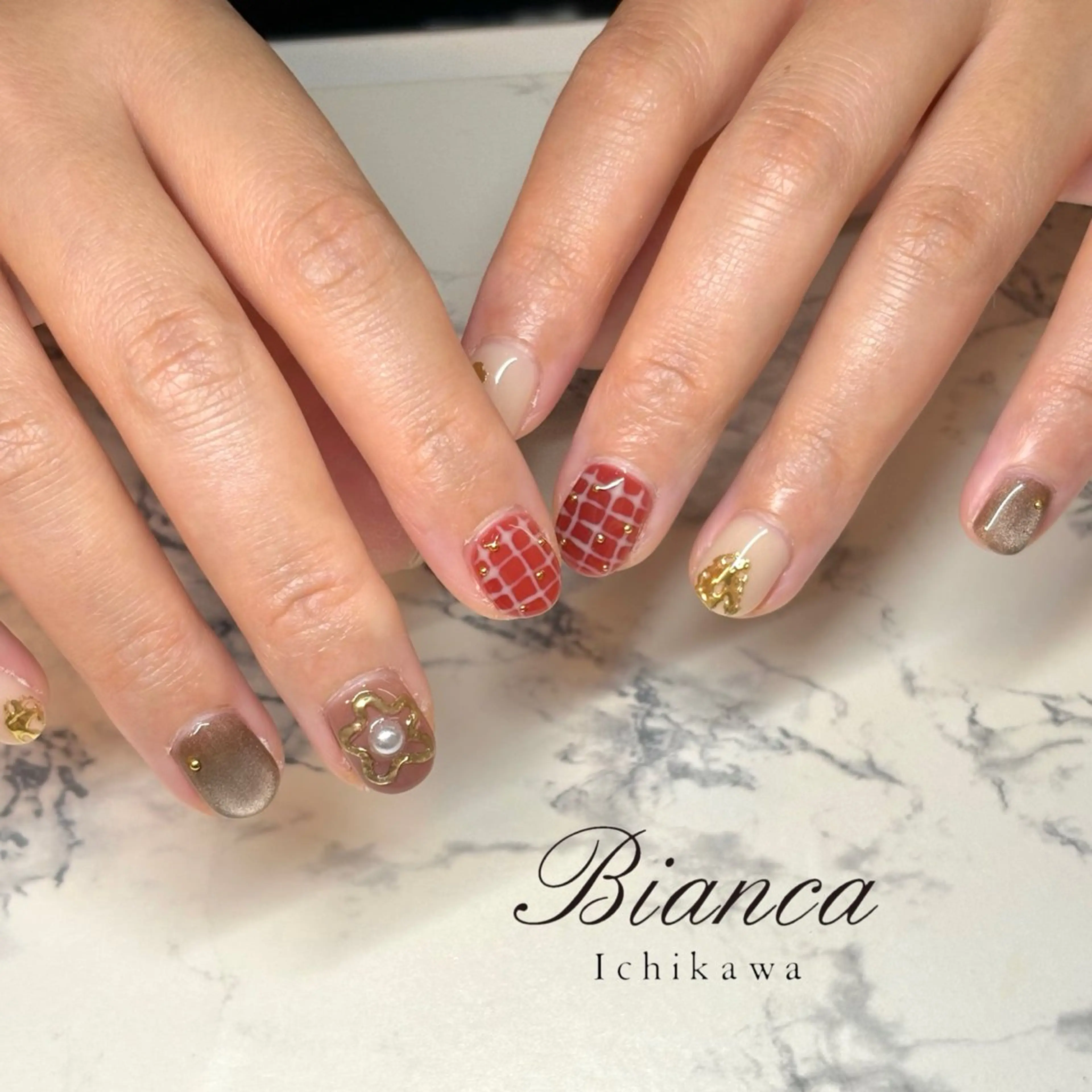 ネイル ハンドネイル 🕊️Bianca 児玉🕊️のネイルデザイン