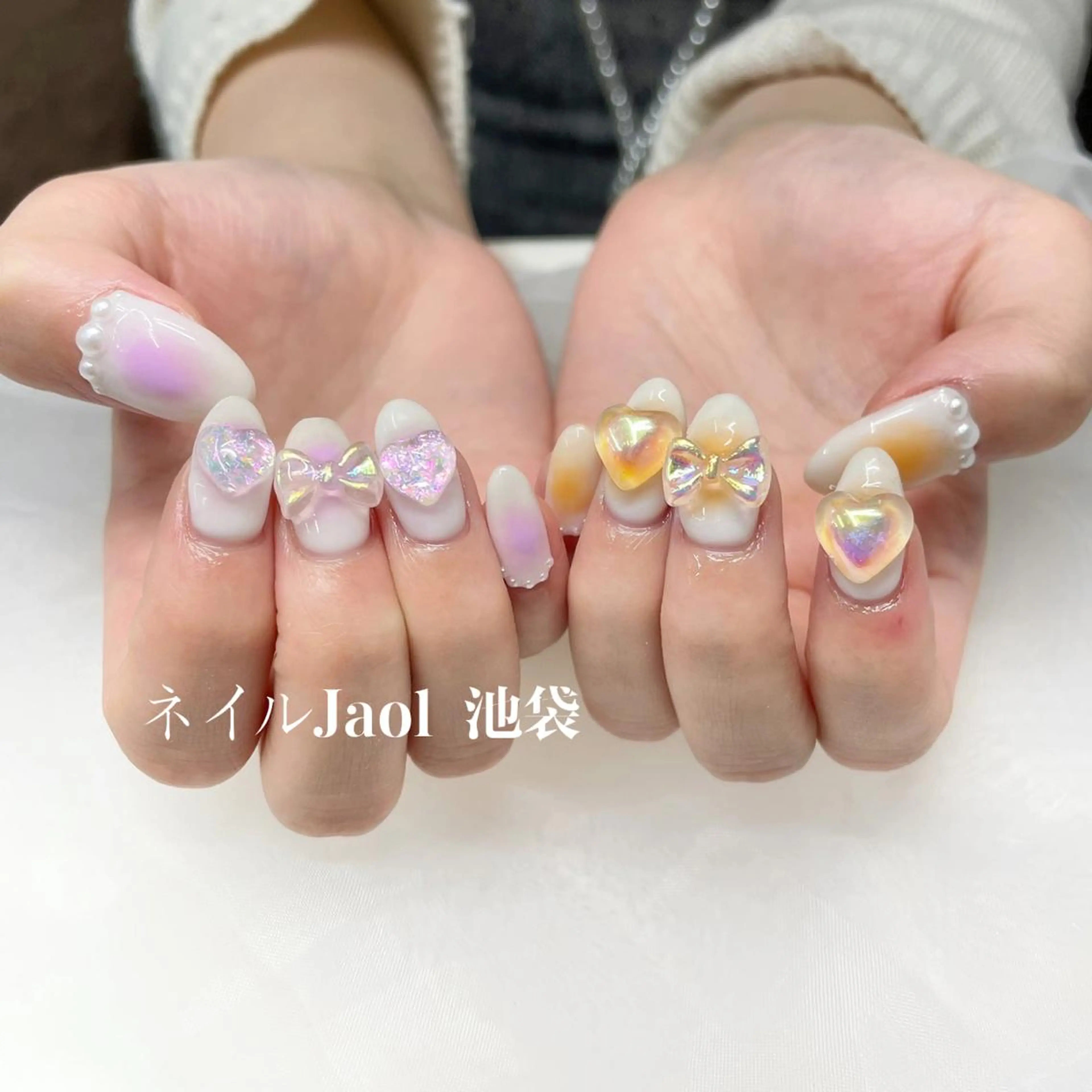 ミディアム nail jaol池袋店所属・ネイルJaol 池袋のネイルデザイン