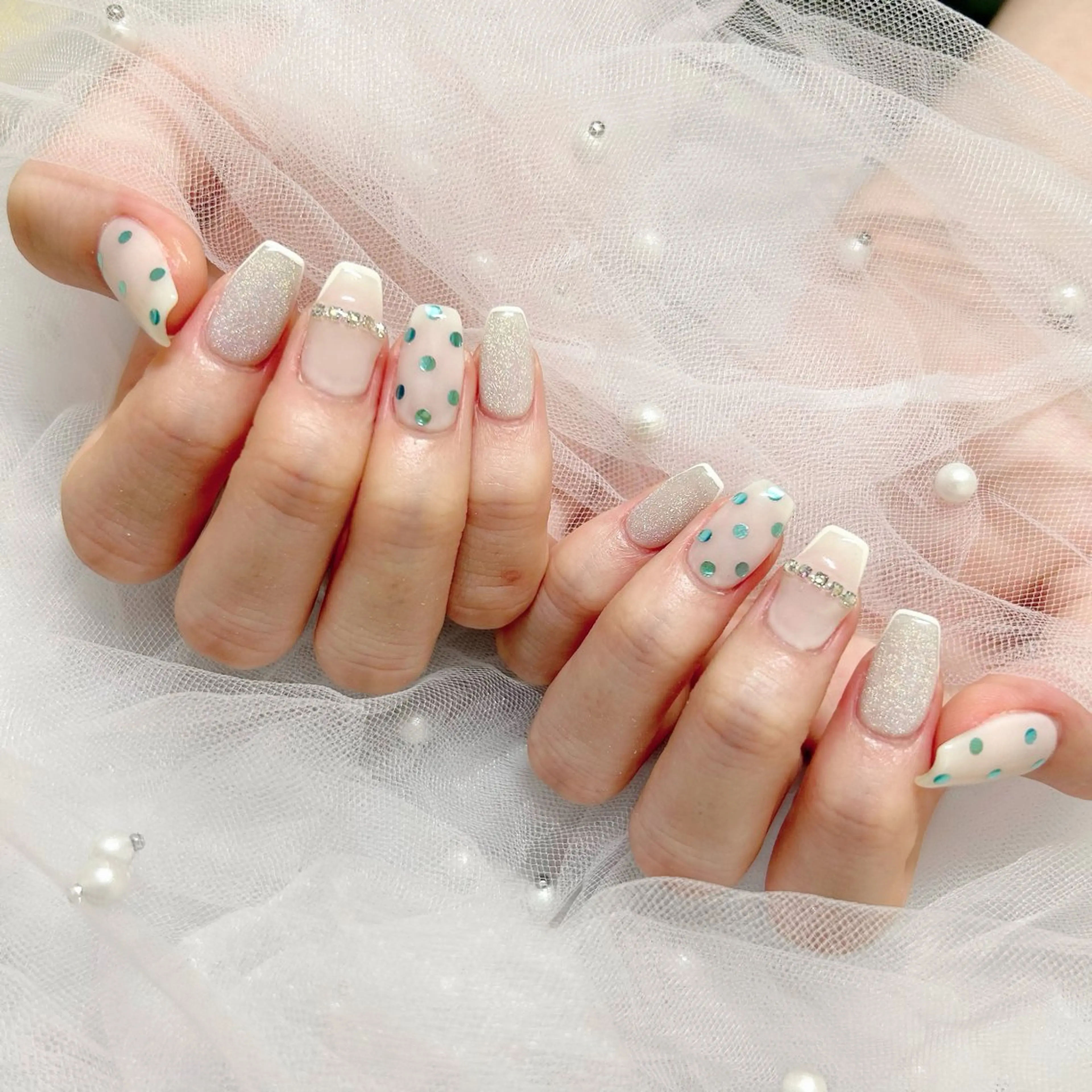 【7/23.25限定】Hand🤲90分アート放題コース✨ジェルオフ有無どちらでも💕長さだしオフ別途🌱の写真
