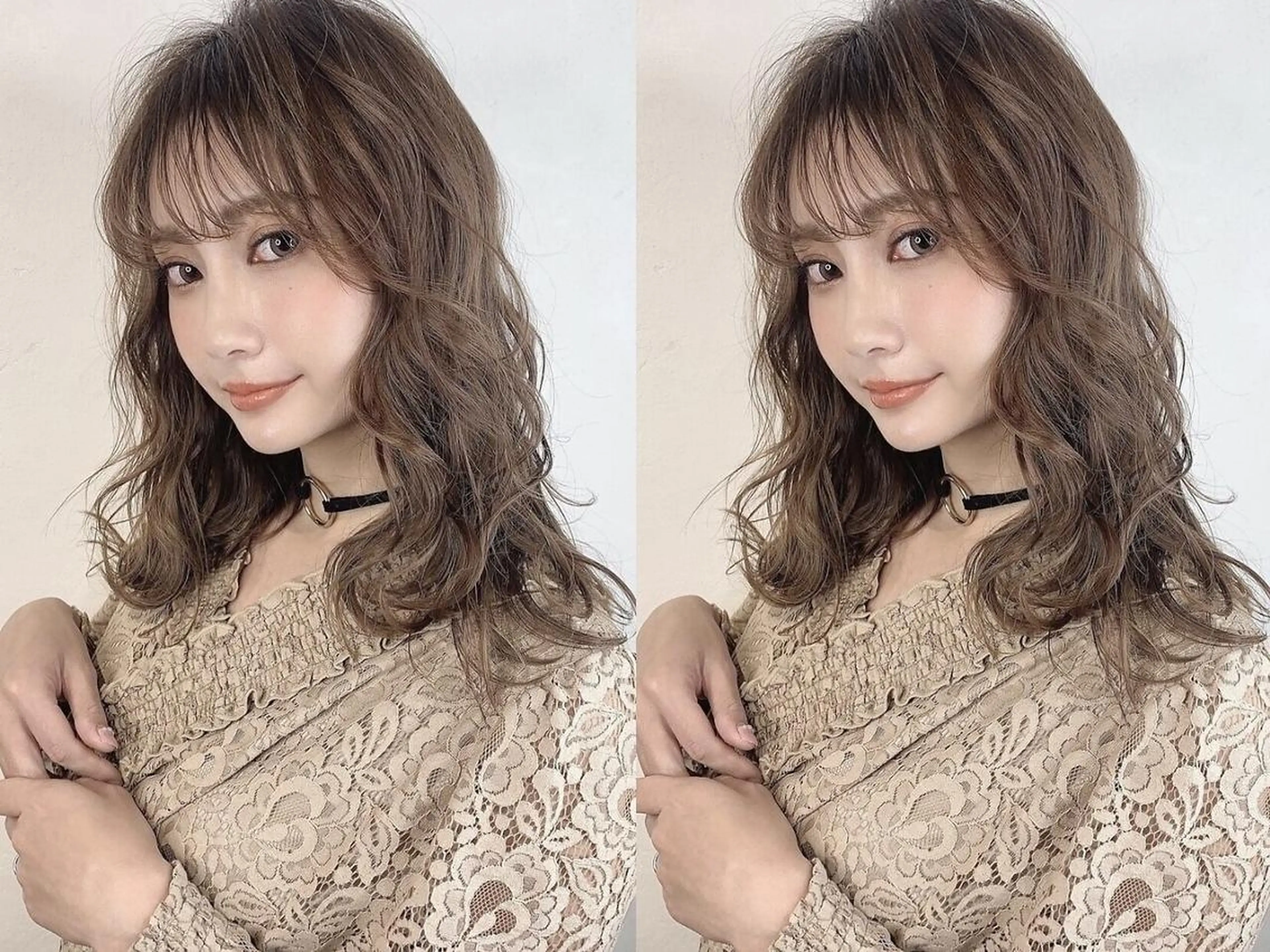 【 ブリーチなし 】カラーダブル + カット + COTAトリートメントの写真