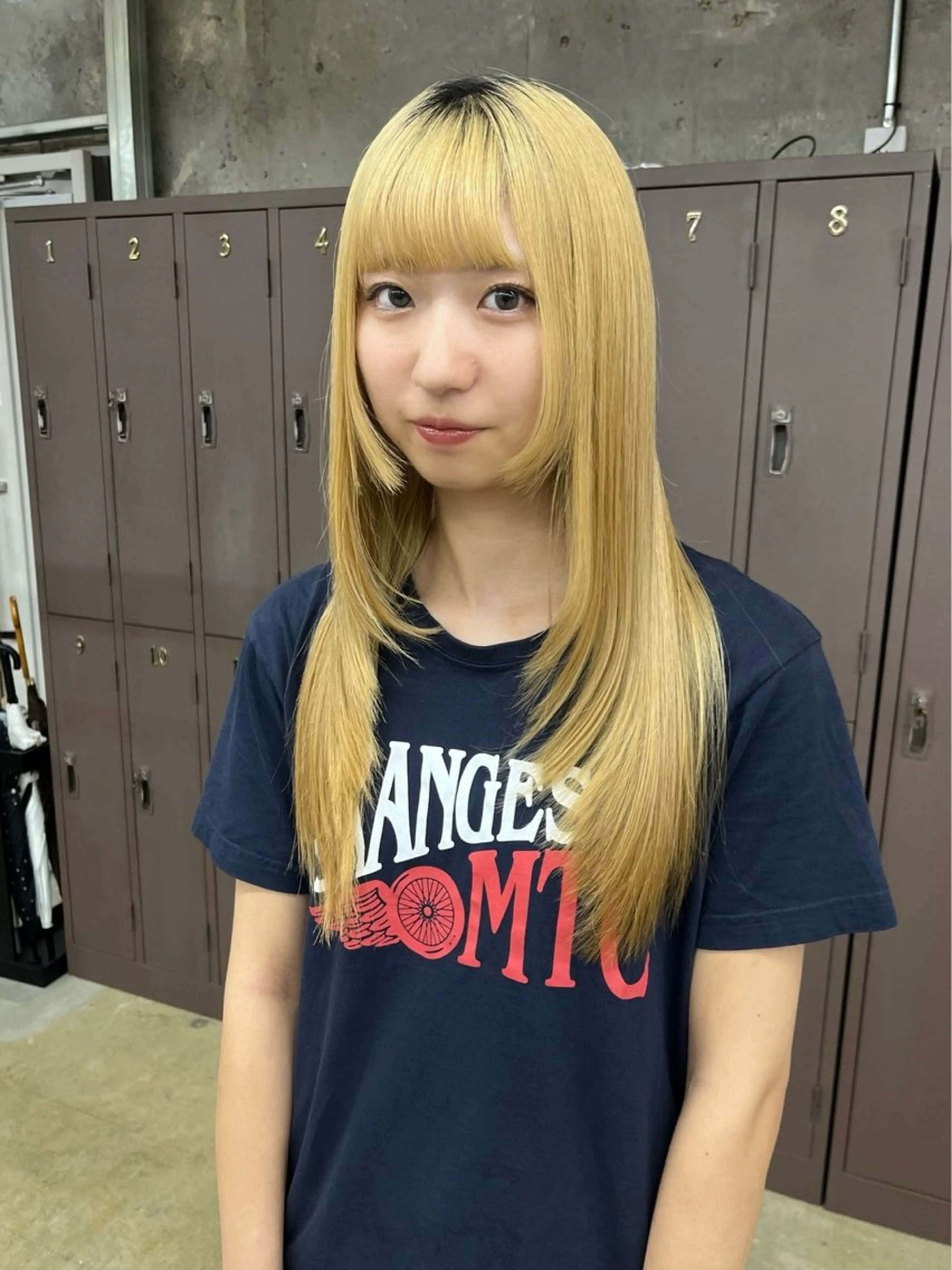 ロング カラー ナガノリノ /ボブ/ ベージュ/暖色のヘアスタイル