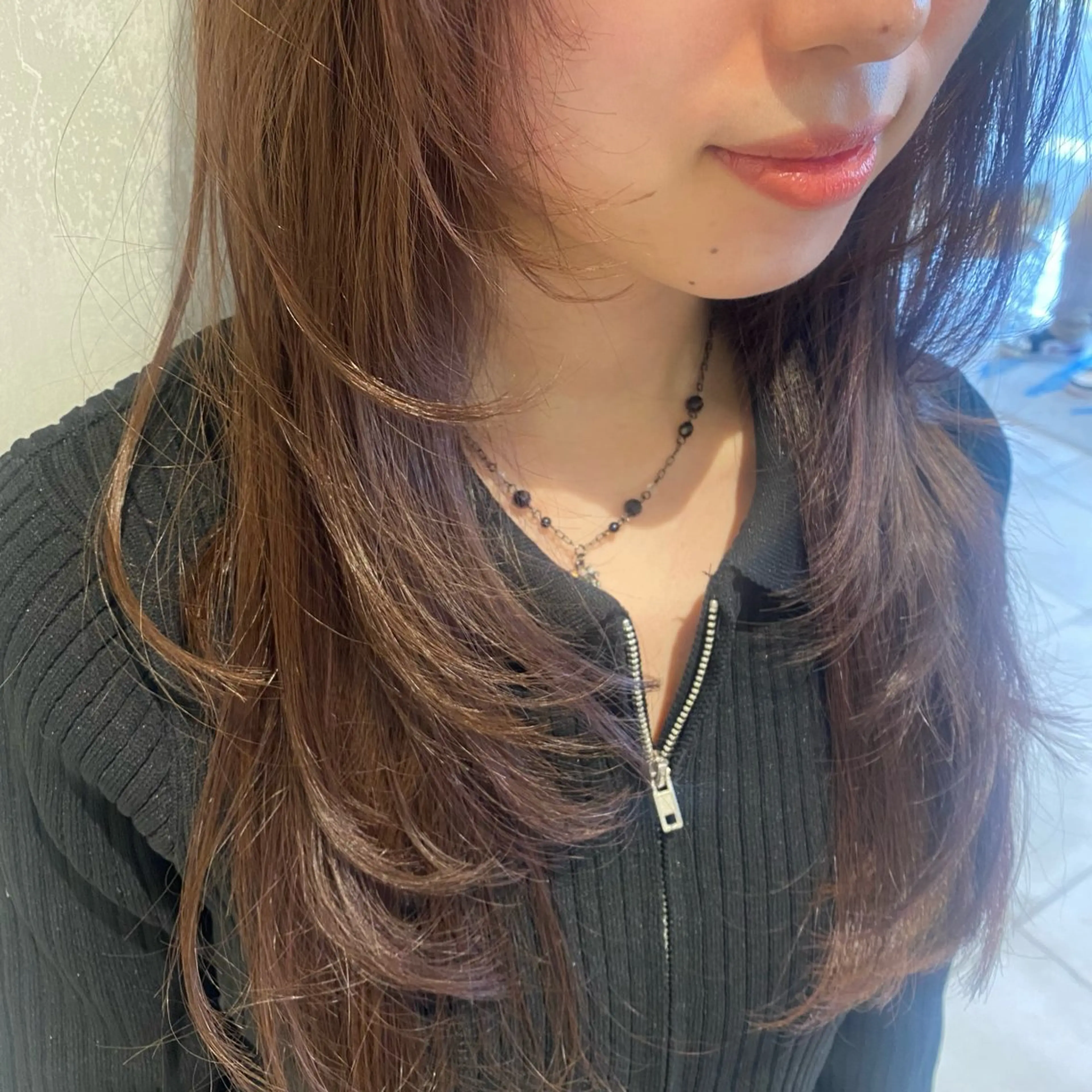 ロング 久保田 茜のヘアスタイル